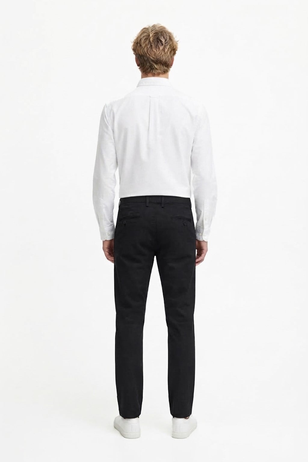 SİYAH Comfort Fit Chino Pantolon