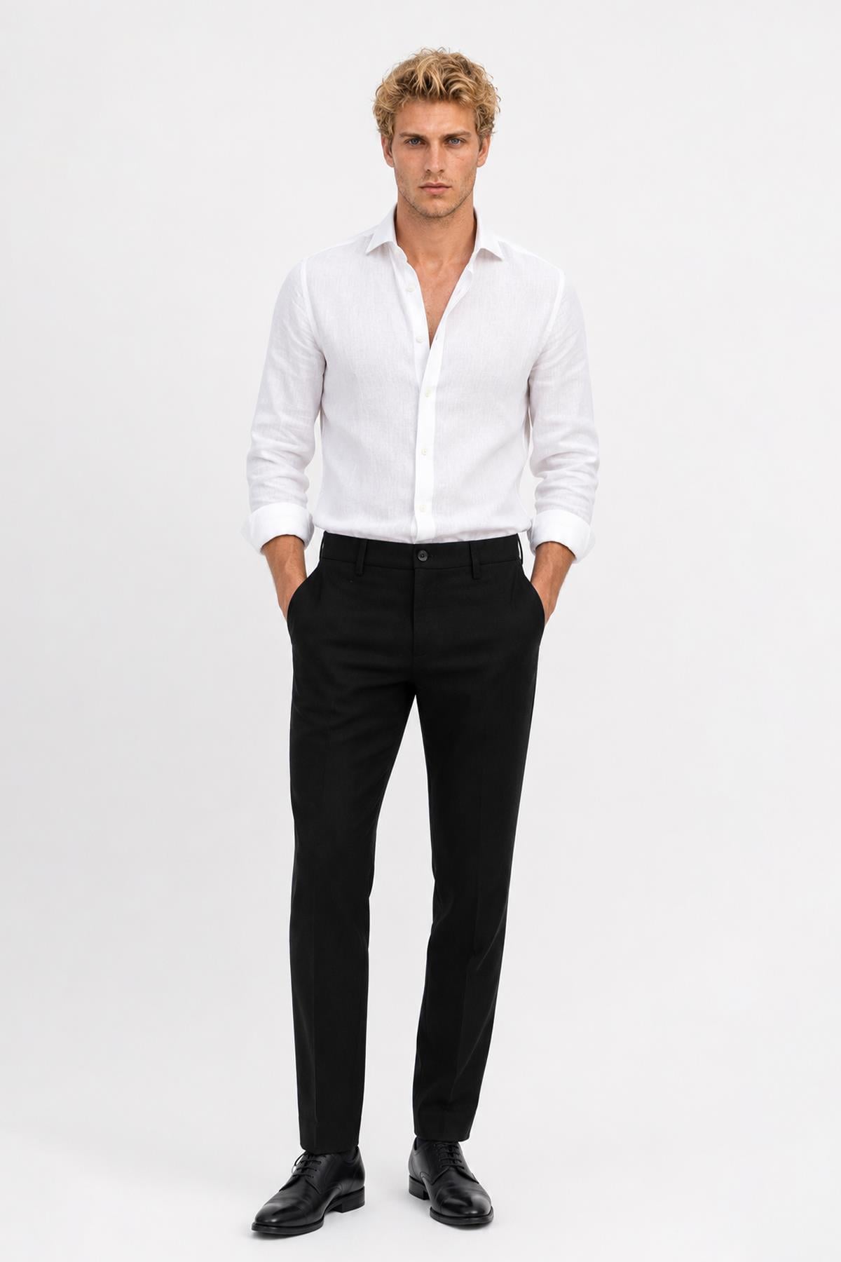 SİYAH Comfort Fit Jogger Pantolon