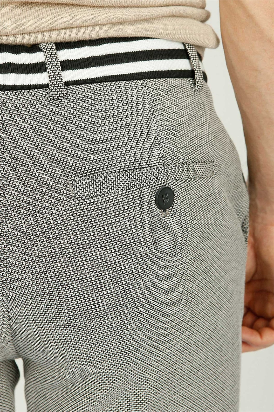Siyah Comfort Fit Jogger Pantolon