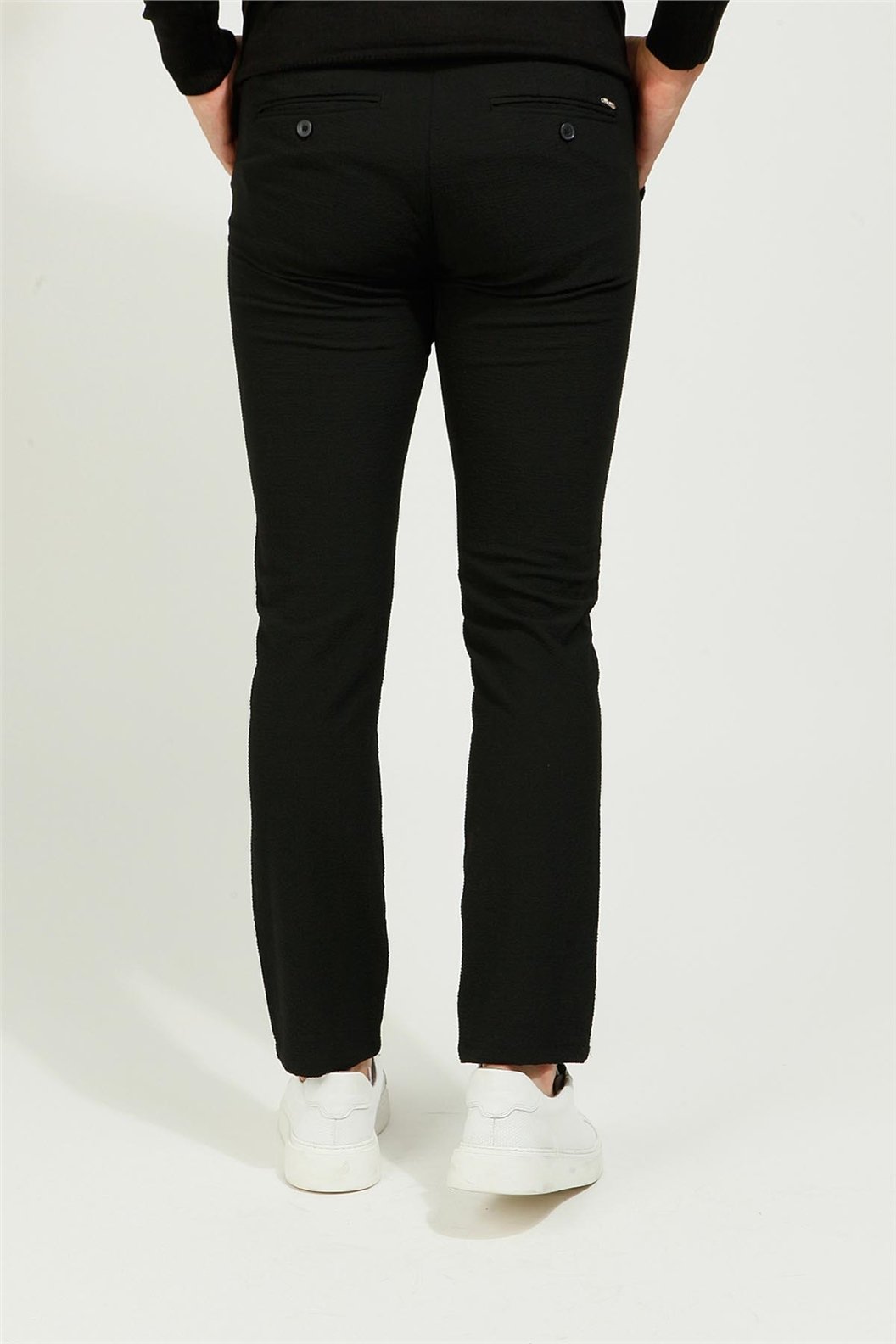Siyah Comfort Fit Jogger Pantolon