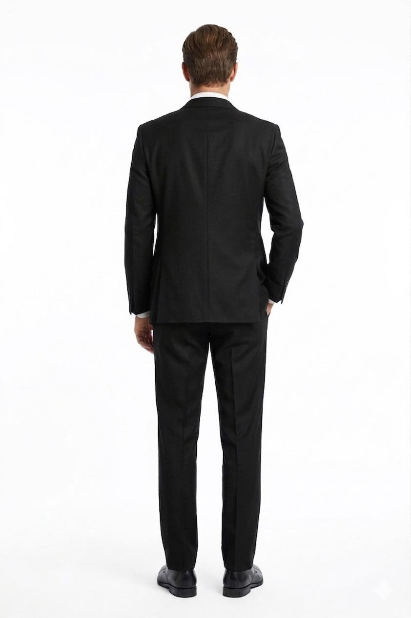 SİYAH Comfort Fit Klasik Pantolon