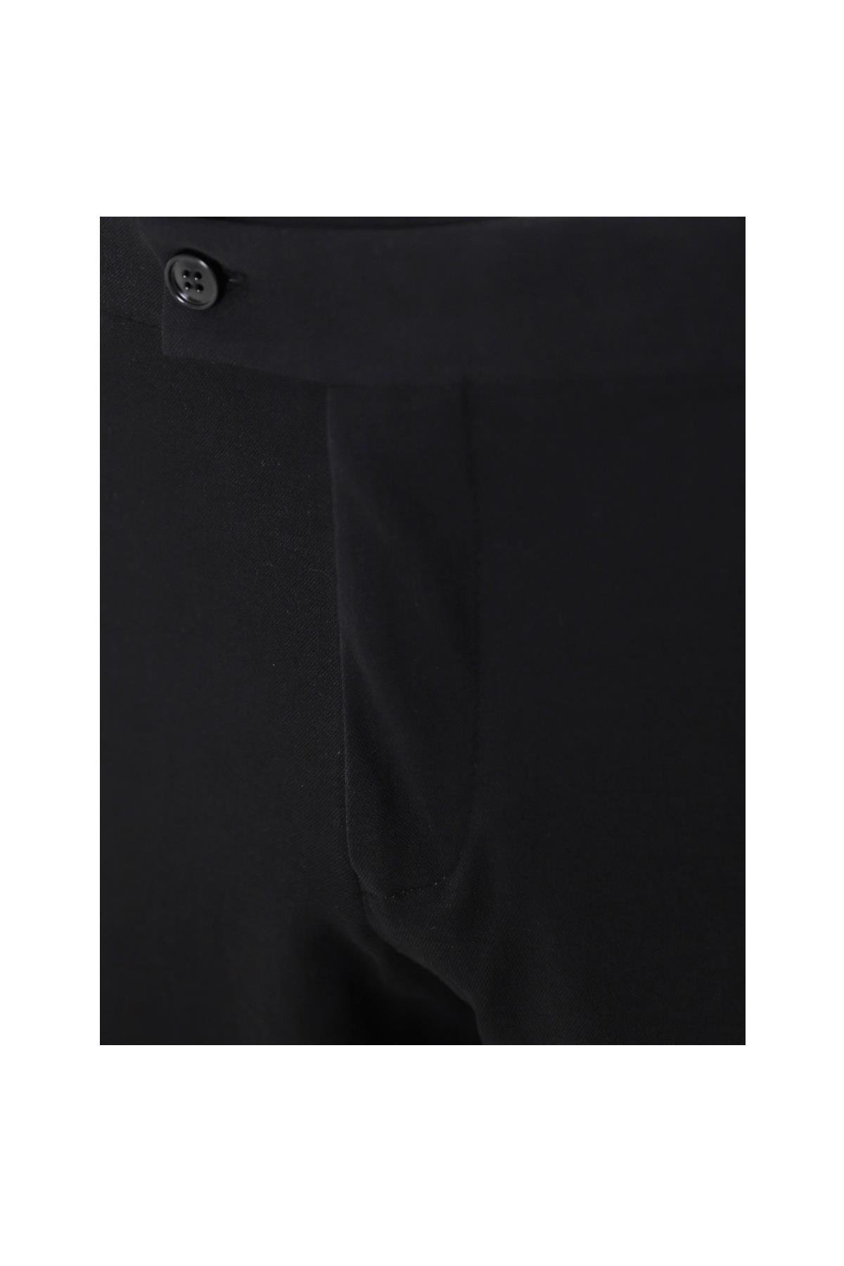 SİYAH Comfort Fit Klasik Pantolon