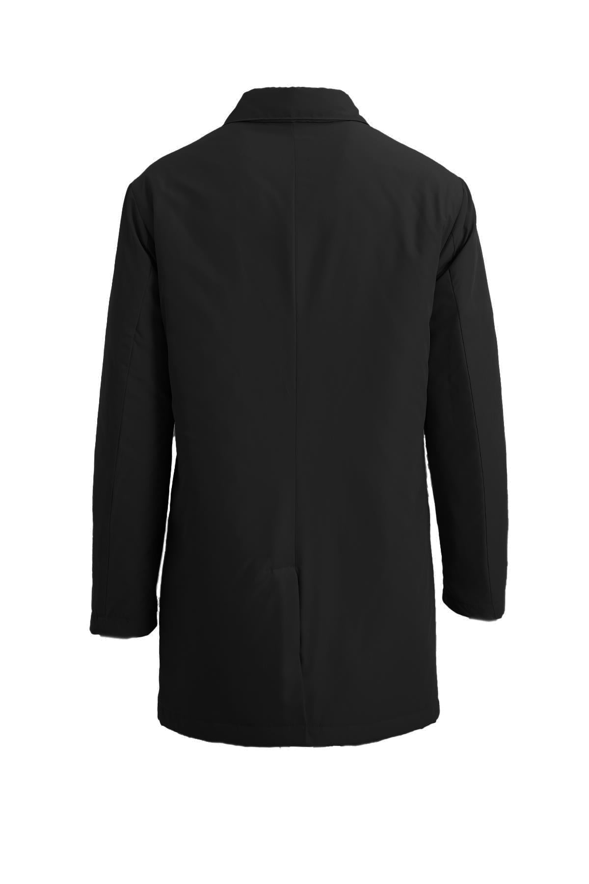 SİYAH Comfort Fit Trençkot