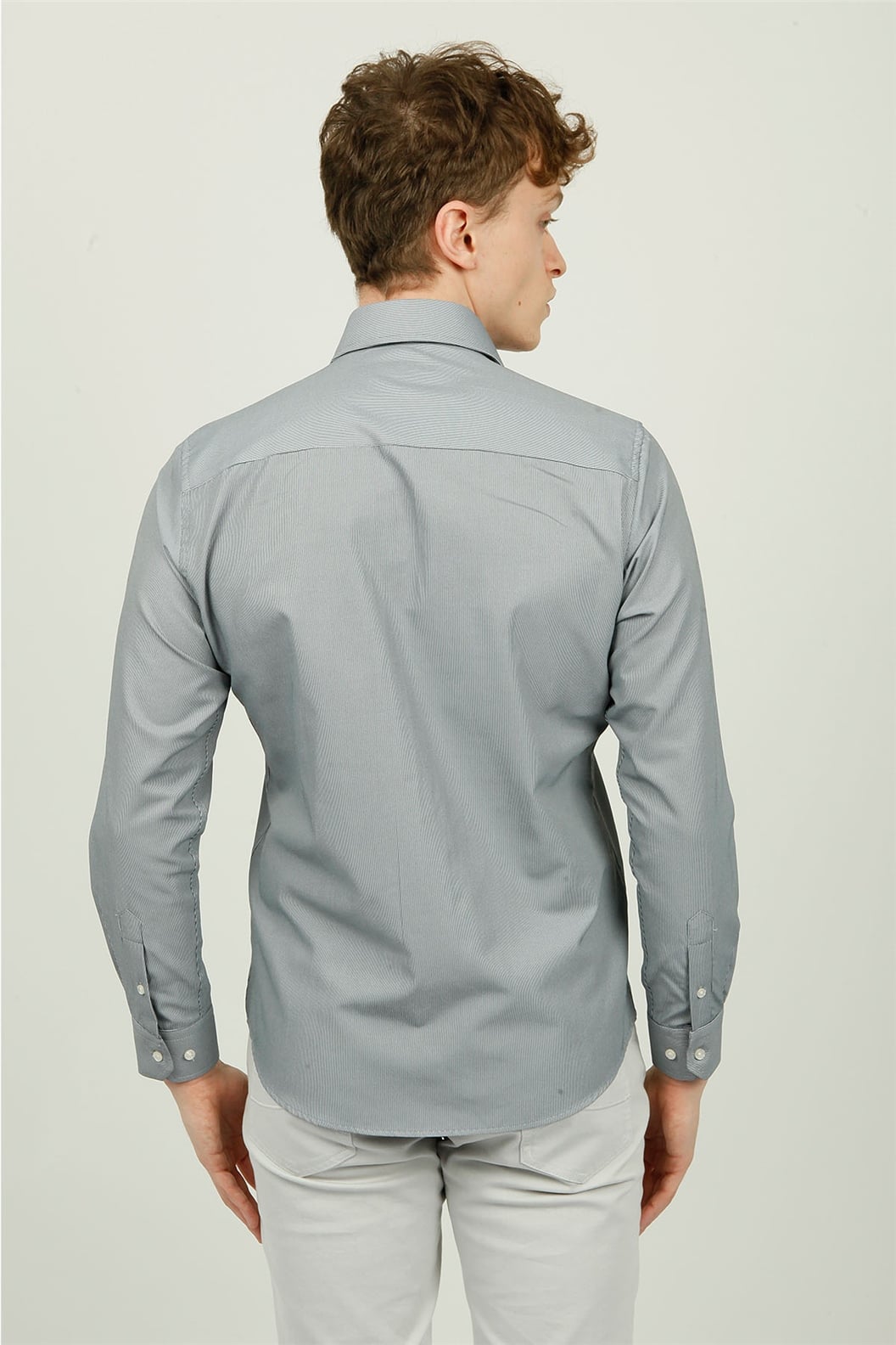 Siyah Comfort Fit Uzun Kol Gömlek