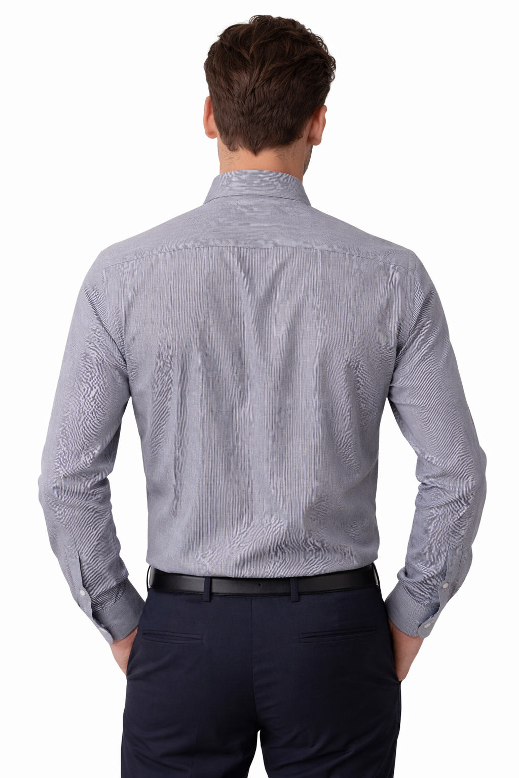 SİYAH Comfort Fit Uzun Kol Gömlek