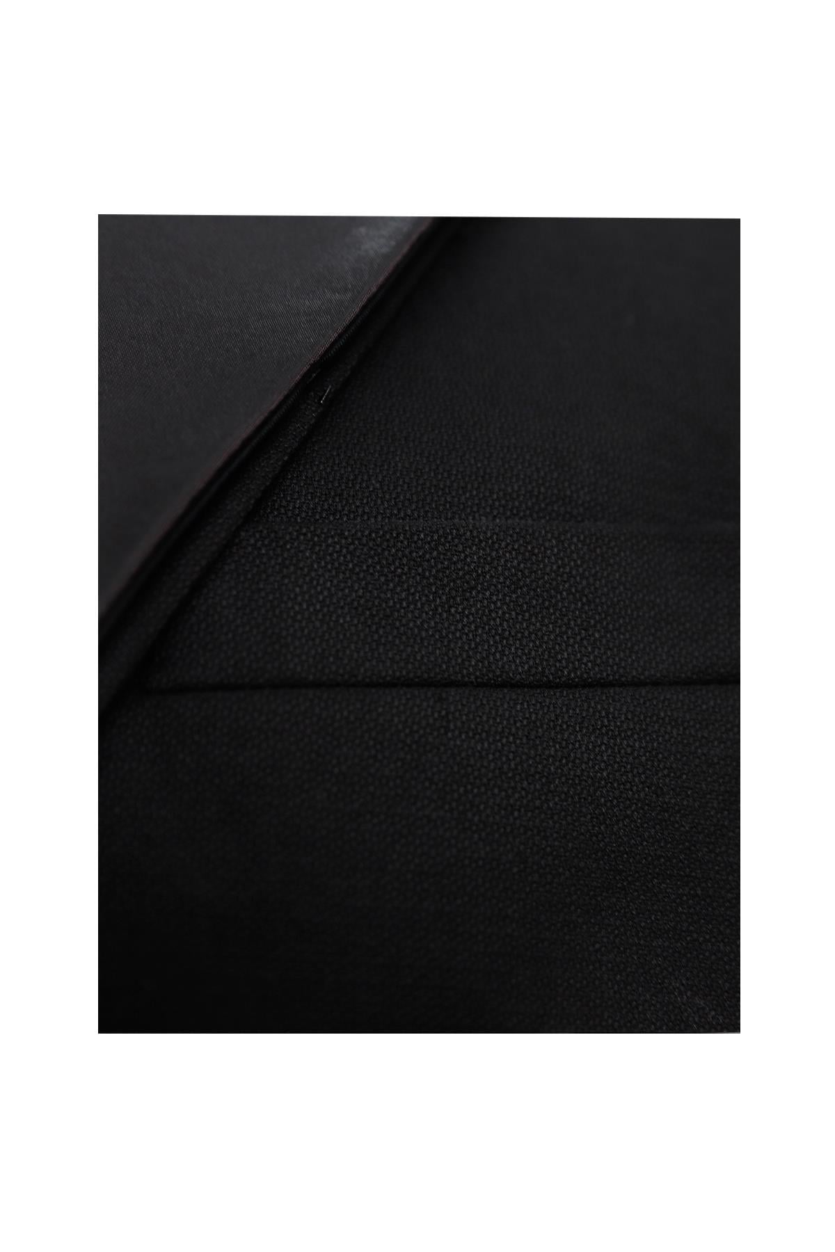 SİYAH Klasik Çıkma Şal Yaka Slim Fit Smokin Takım