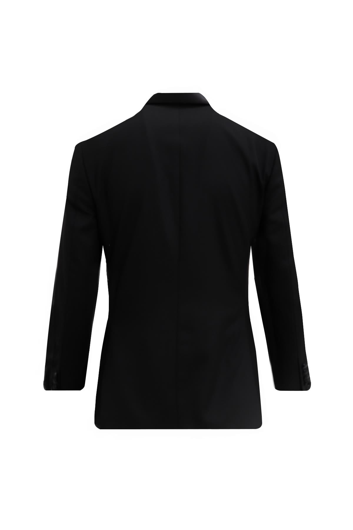 SİYAH Klasik Çıkma Şal Yaka Slim Fit Smokin Takım