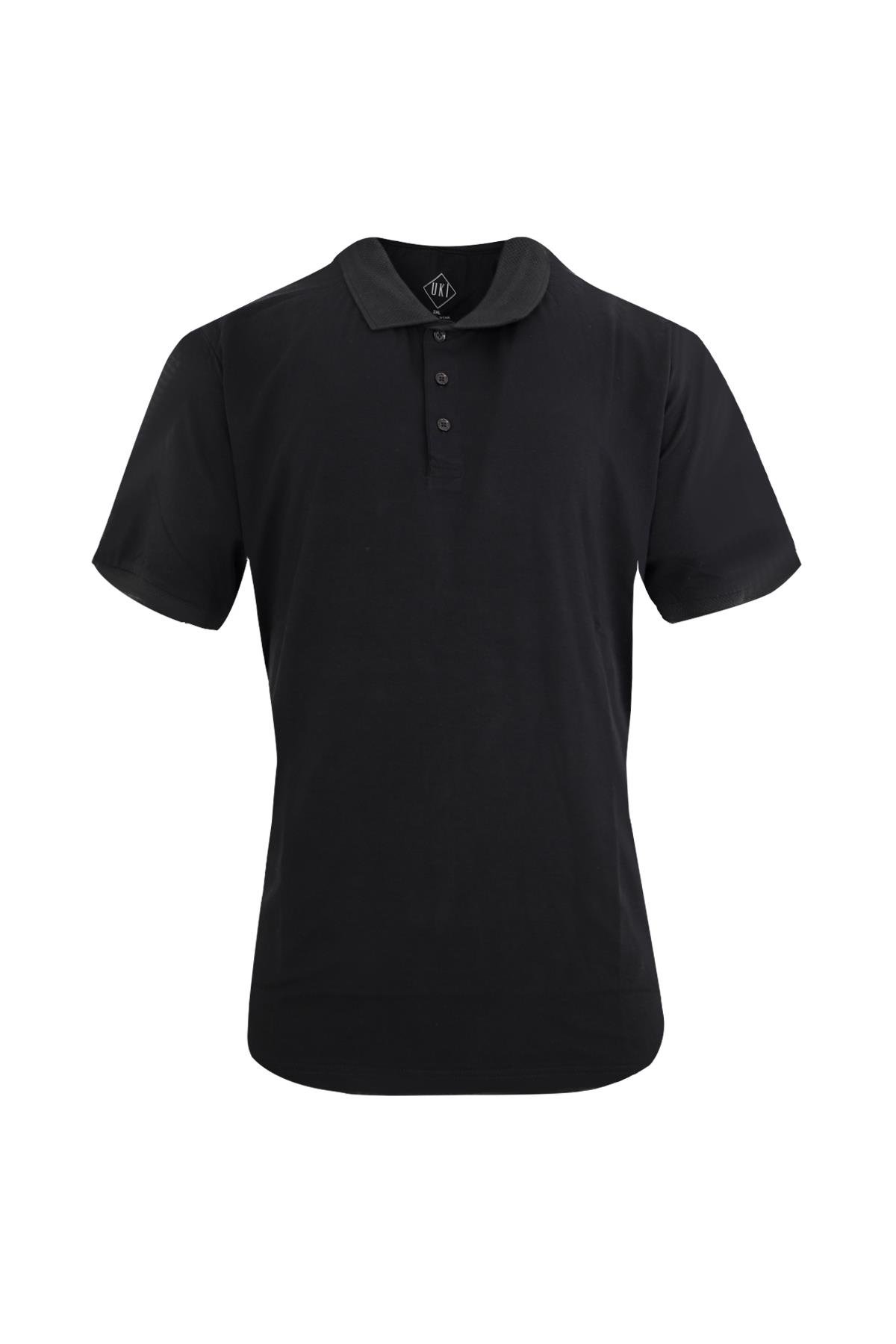 Siyah Polo Yaka T-shırt