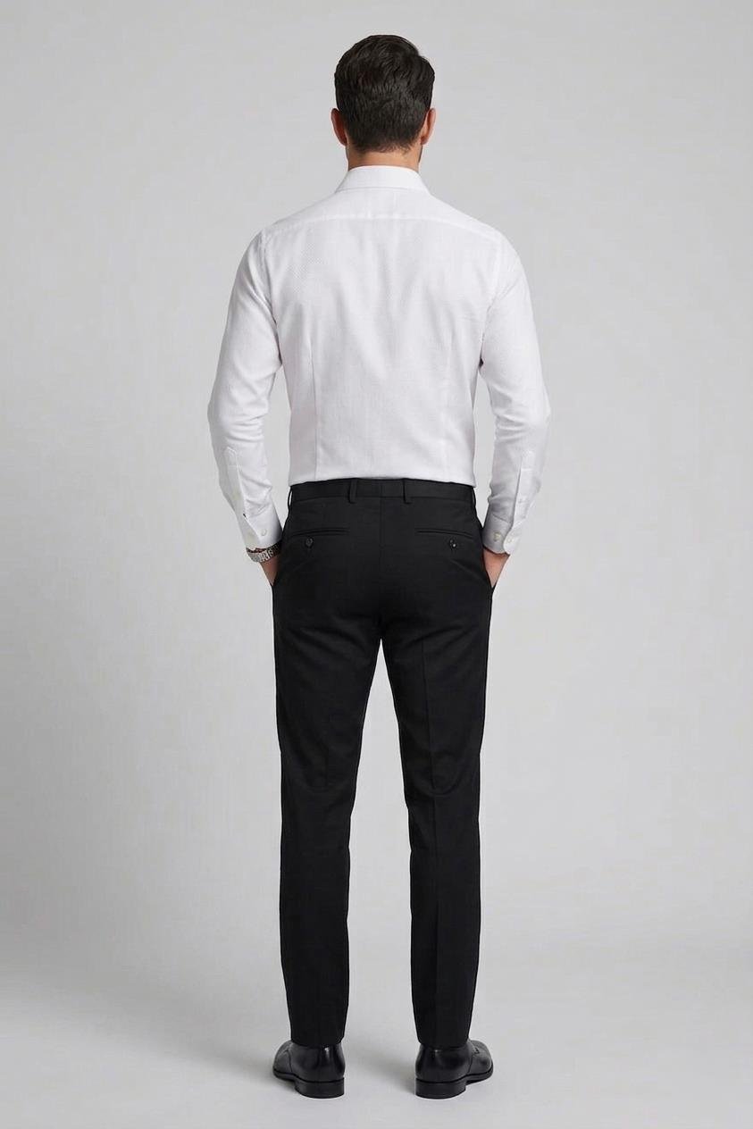 SİYAH Slim Fit Chino Pantolon