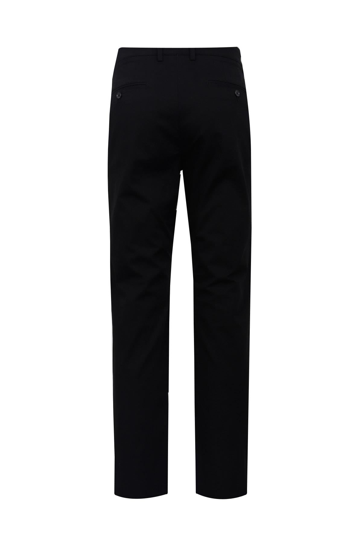 Siyah Slim Fit Chino Pantolon