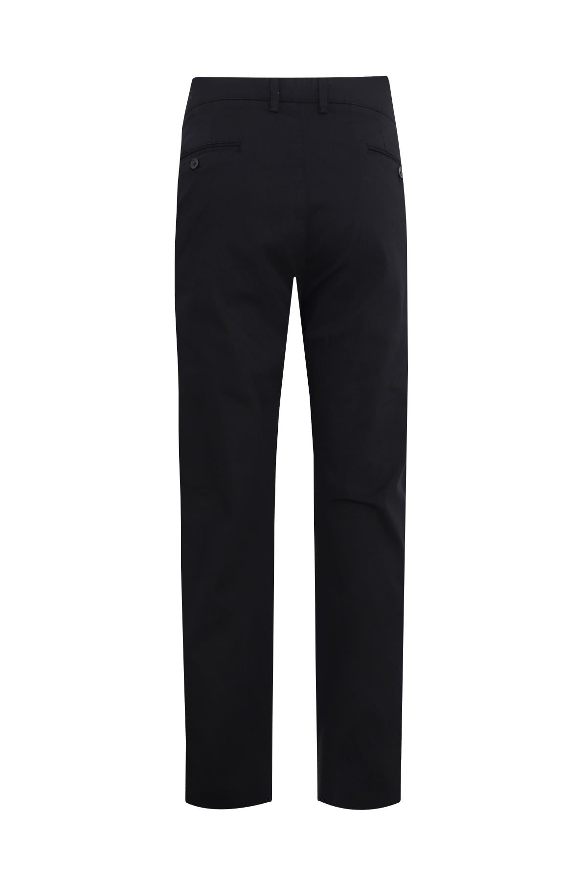 Siyah Slim Fit Chino Pantolon
