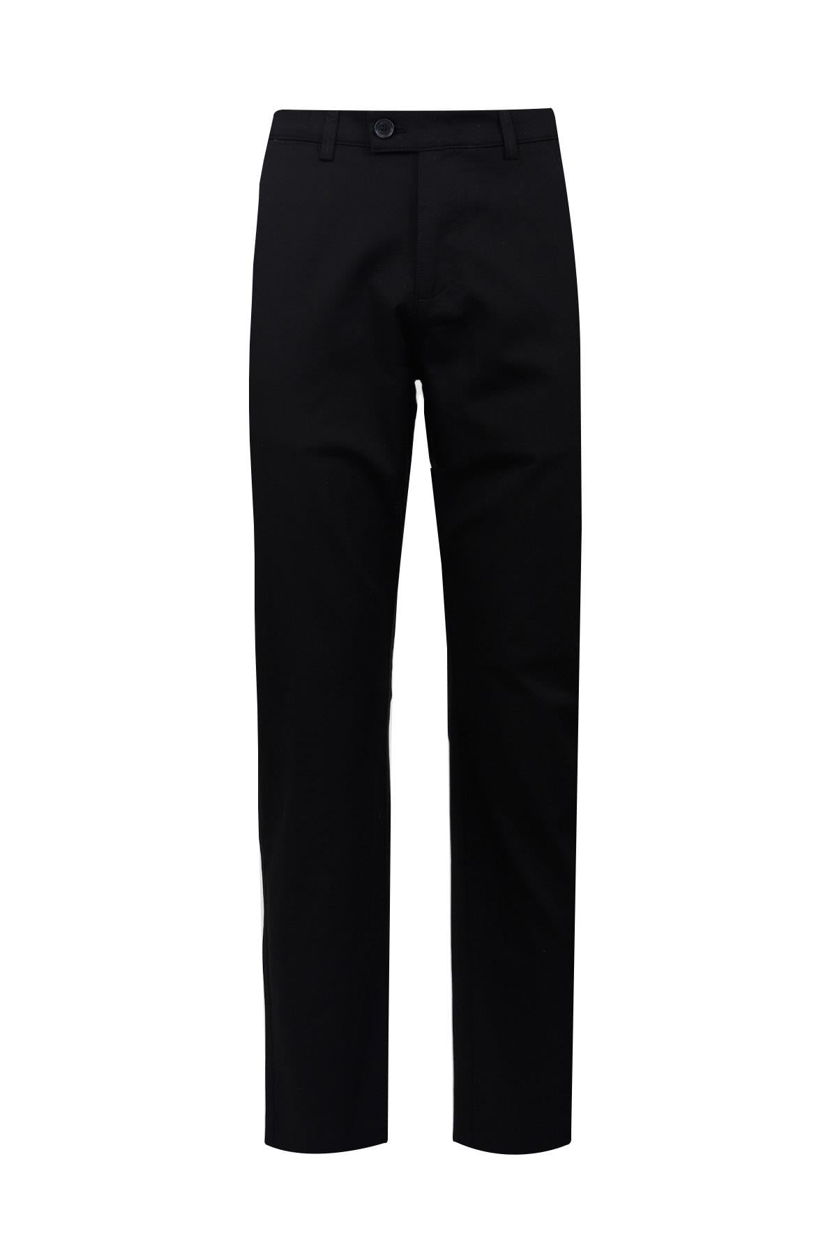 Siyah Slim Fit Chino Pantolon
