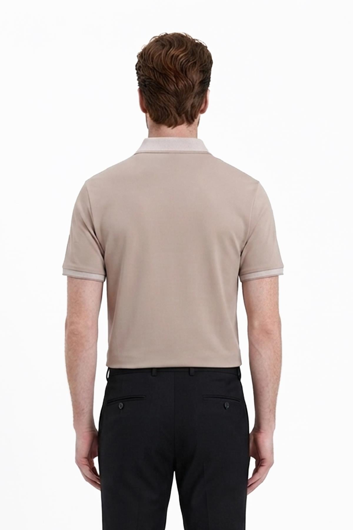 TAŞ Comfort Fit Polo Yaka Pike T-Shirt