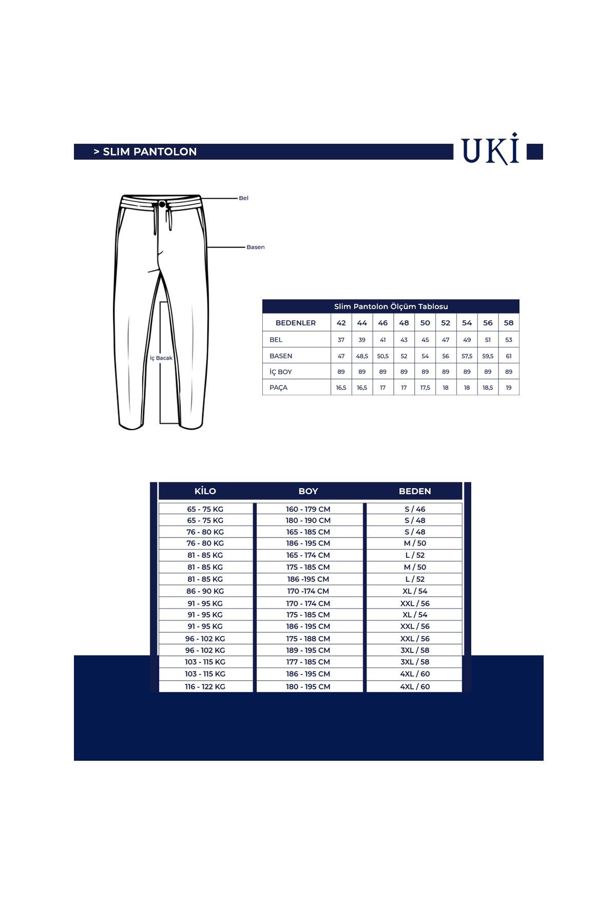 TAŞ Slim Fit 5 Cep Pantolon