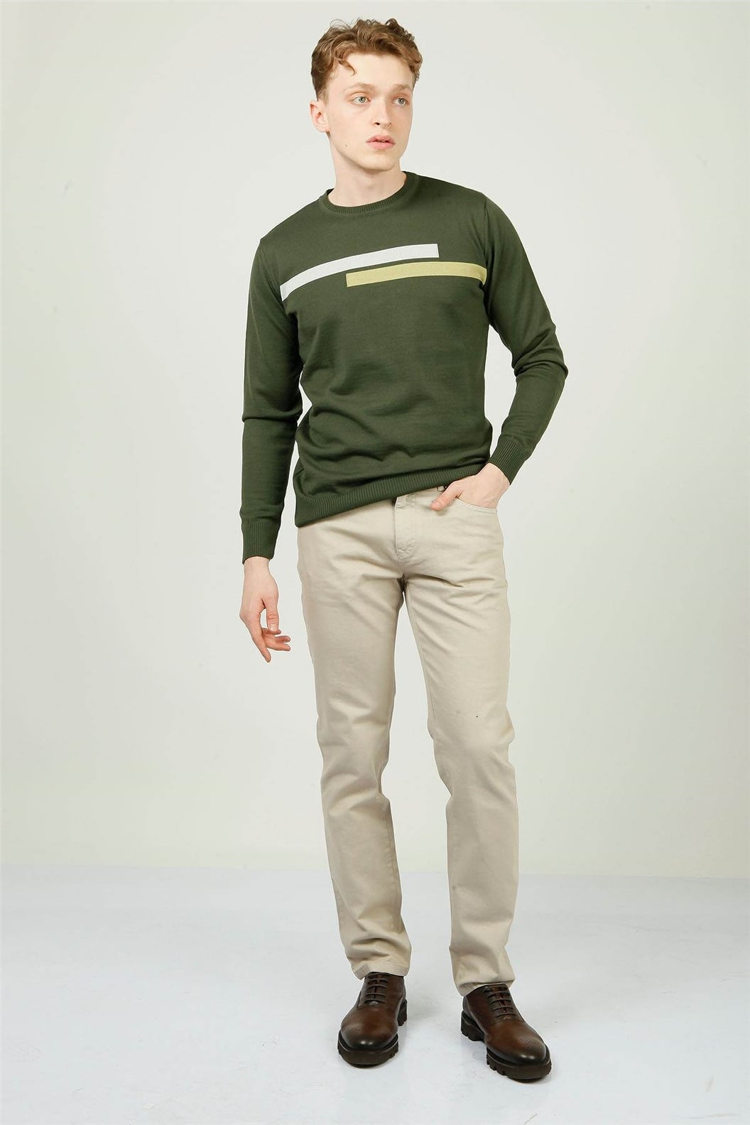 Taş Slim Fit Chino Pantolon