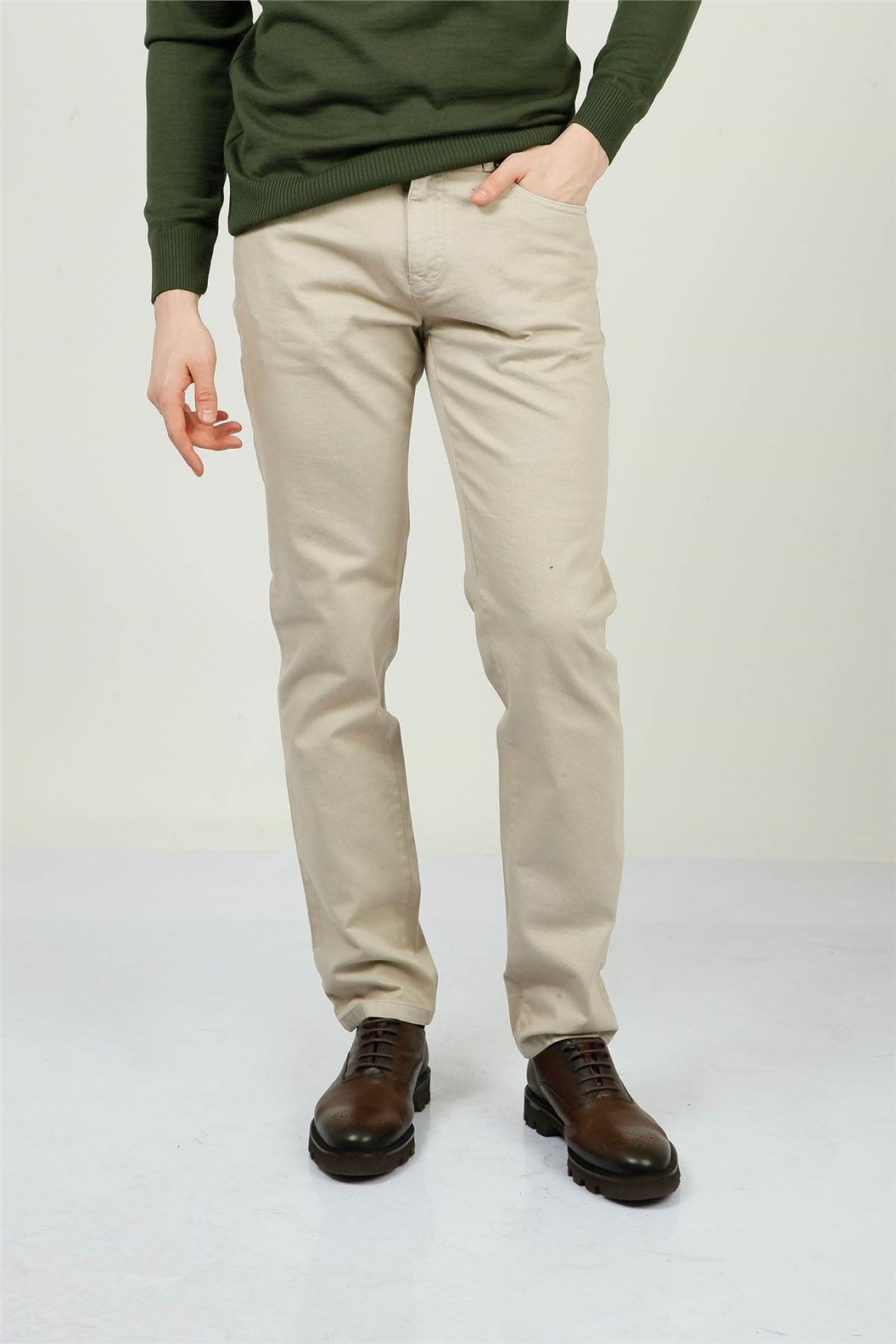 Taş Slim Fit Chino Pantolon