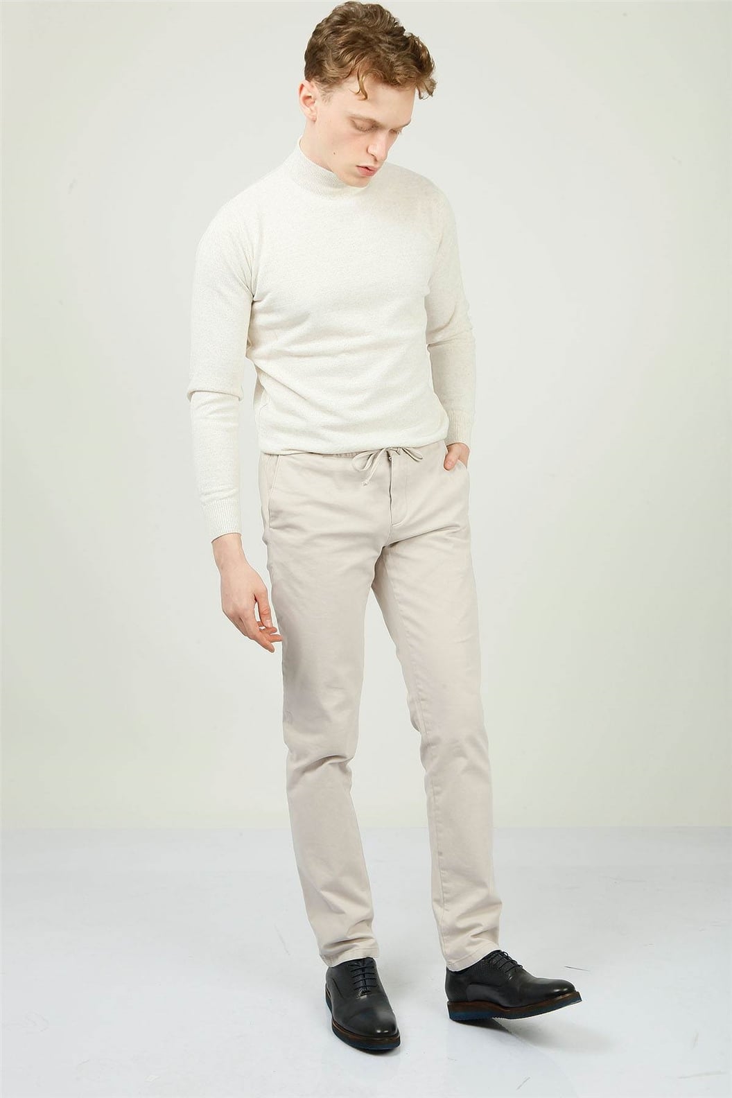 Taş Slim Fit Lastikli Pantolon