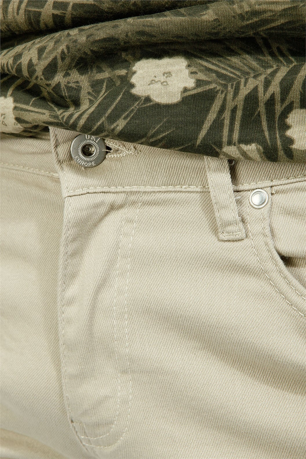 Yeşil Comfort Fit 5 Cep Pantolon