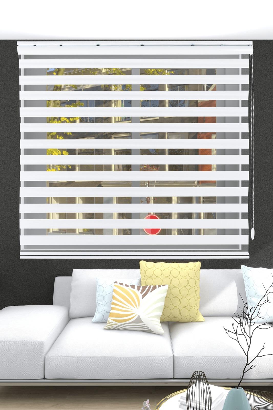 Dar Plise Zebra Perde