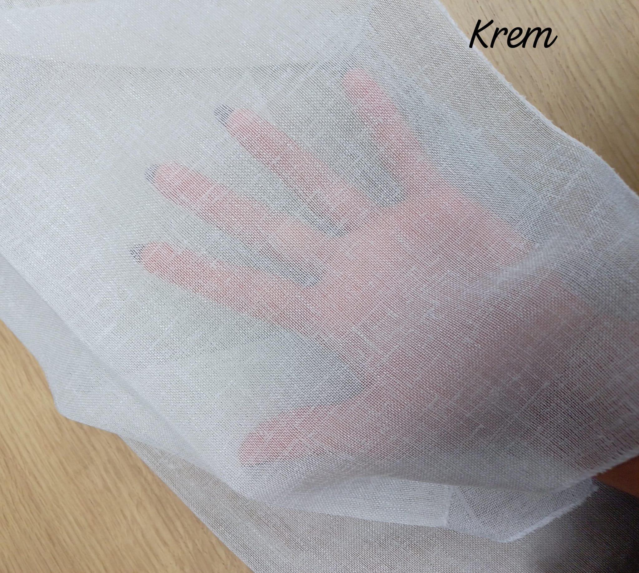 Keten Tül Perde Kırışmaz Keten Tül Perde
