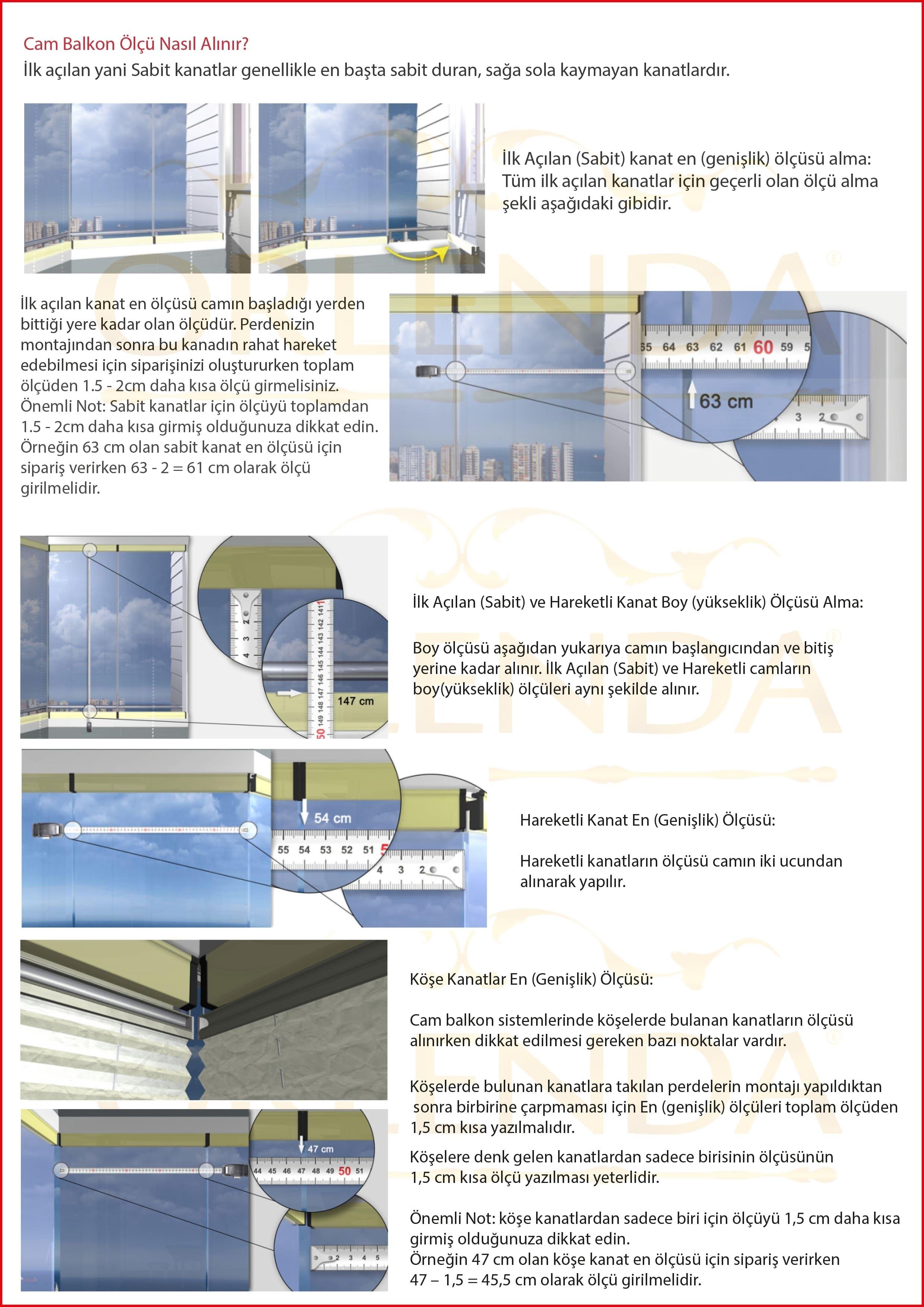 Merit Plicell Balkon Perdesi 