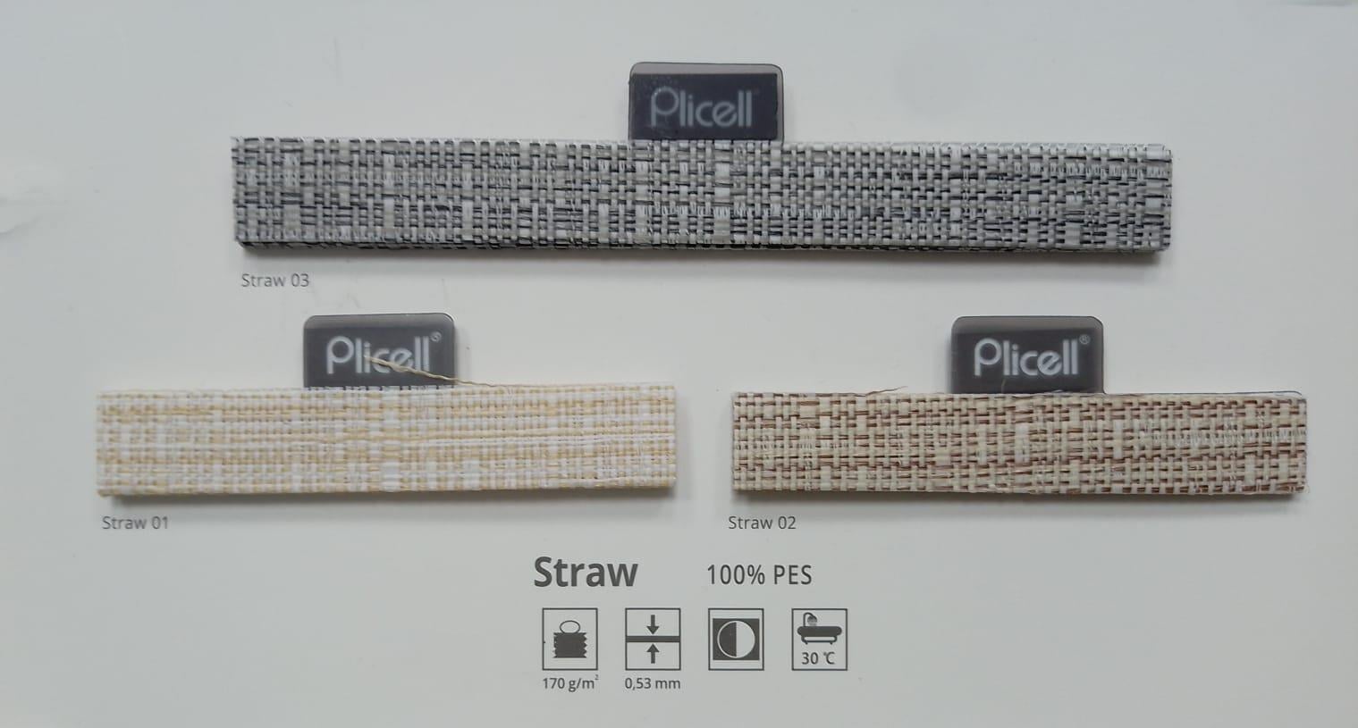Plicell Straw Serisi Plicell Perde Cam Balkon - Pvc Uyumlu