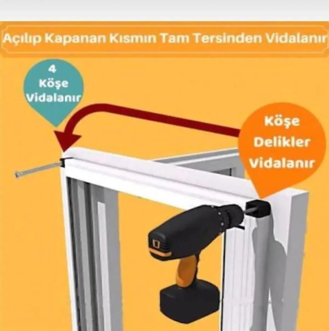 Plise Akordiyon Kapı Pencere Sineklikleri