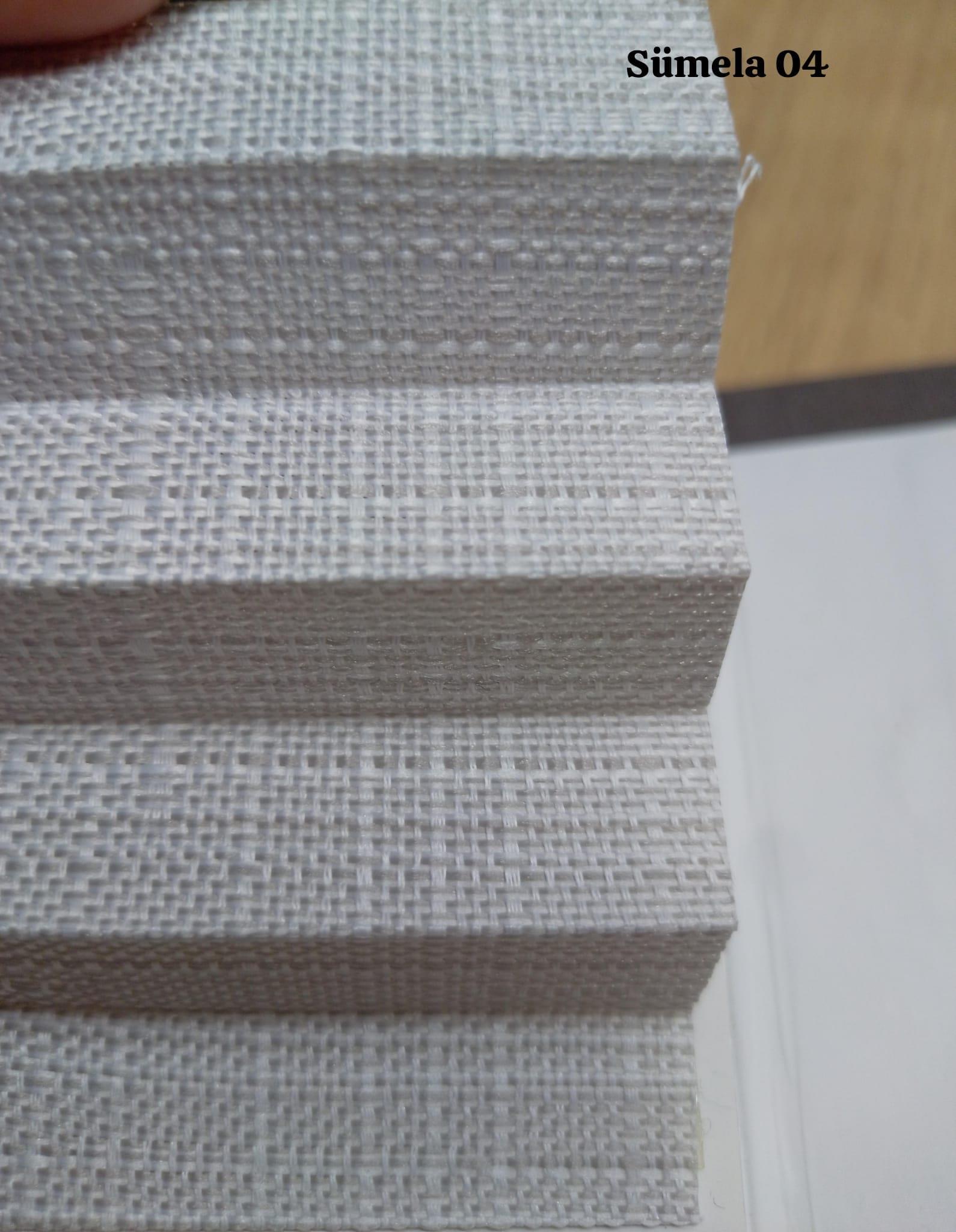 Plise Perde Kalın Keten Balkon Perdesi