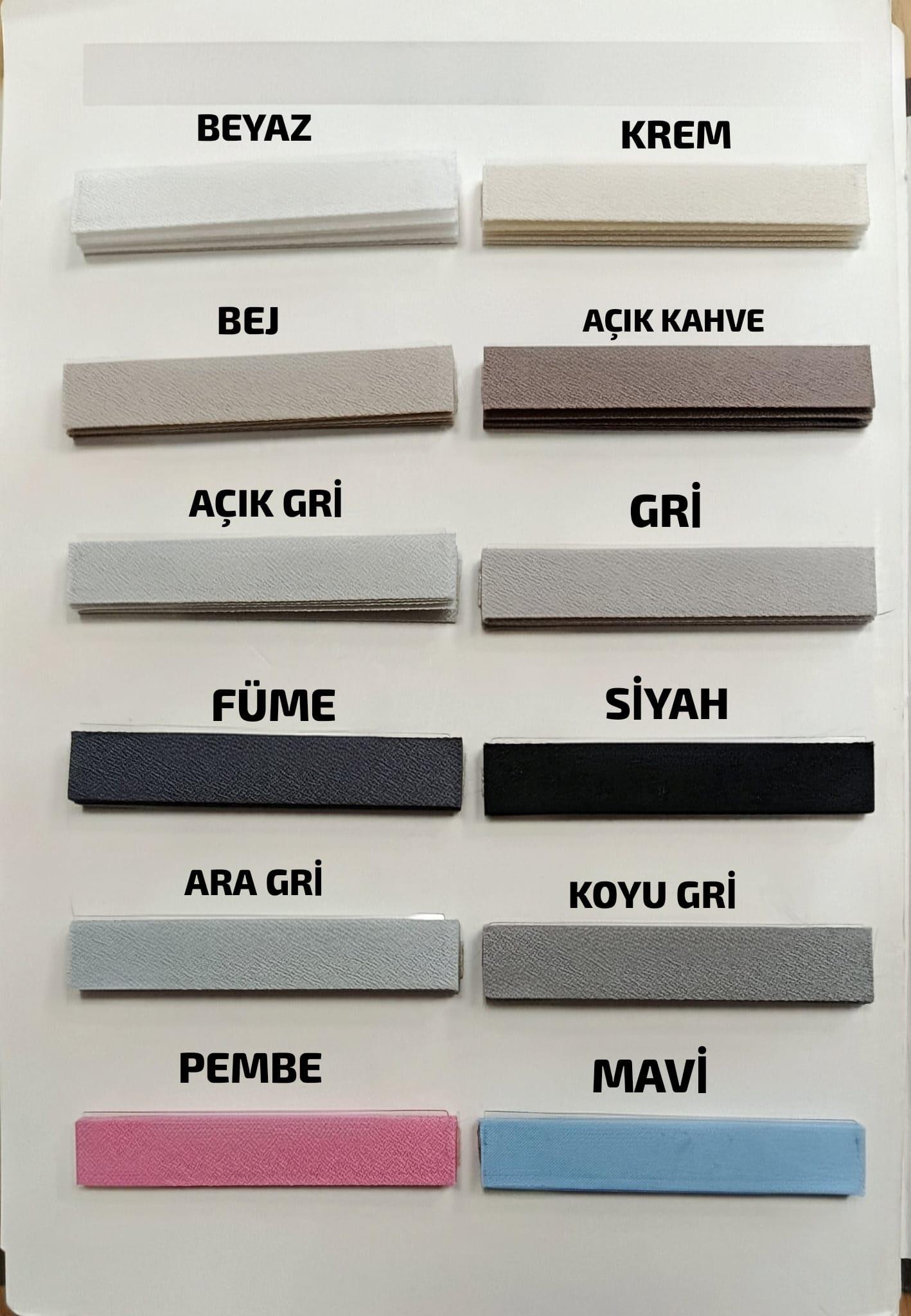 Yapıştırmalı İthal Plise Perde