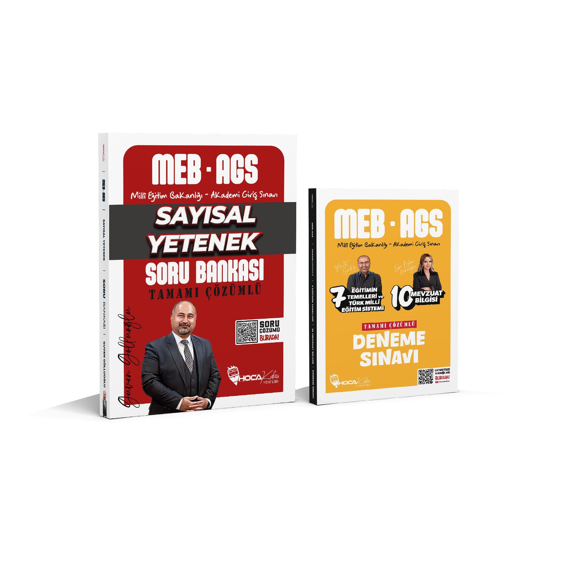 2025 MEB-AGS Sayısal Yetenek Soru -- 7 Eğitimin Temelleri -10 Mevzuat Bilgisi Deneme Sınavı 2 Li Set