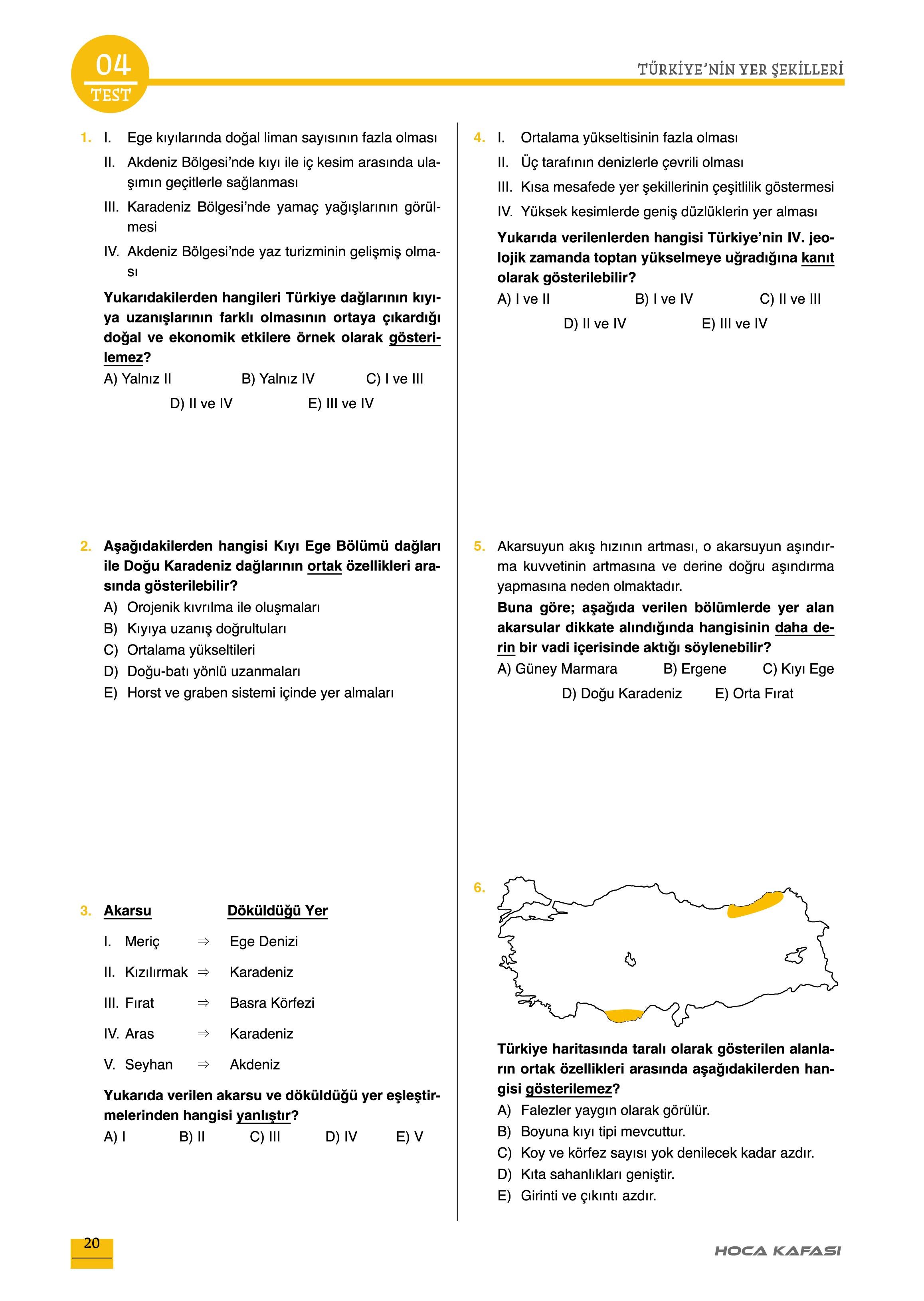 2026 KPSS GY-GK Coğrafya konu Anlatım Föyü- Atayan Coğrafya Soru Bankası 2 li Set