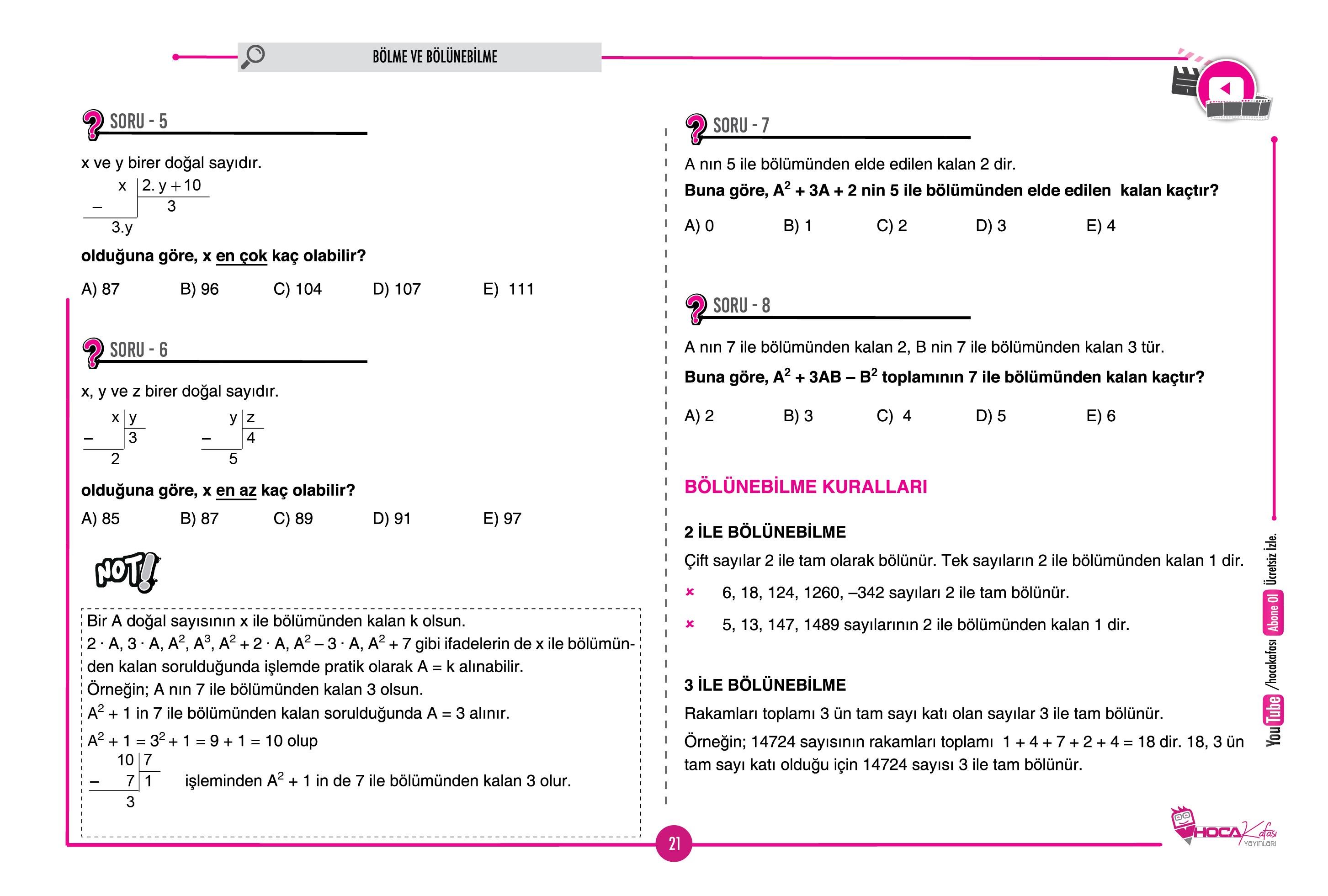 2026 KPSS Matematik Video Ders Notları