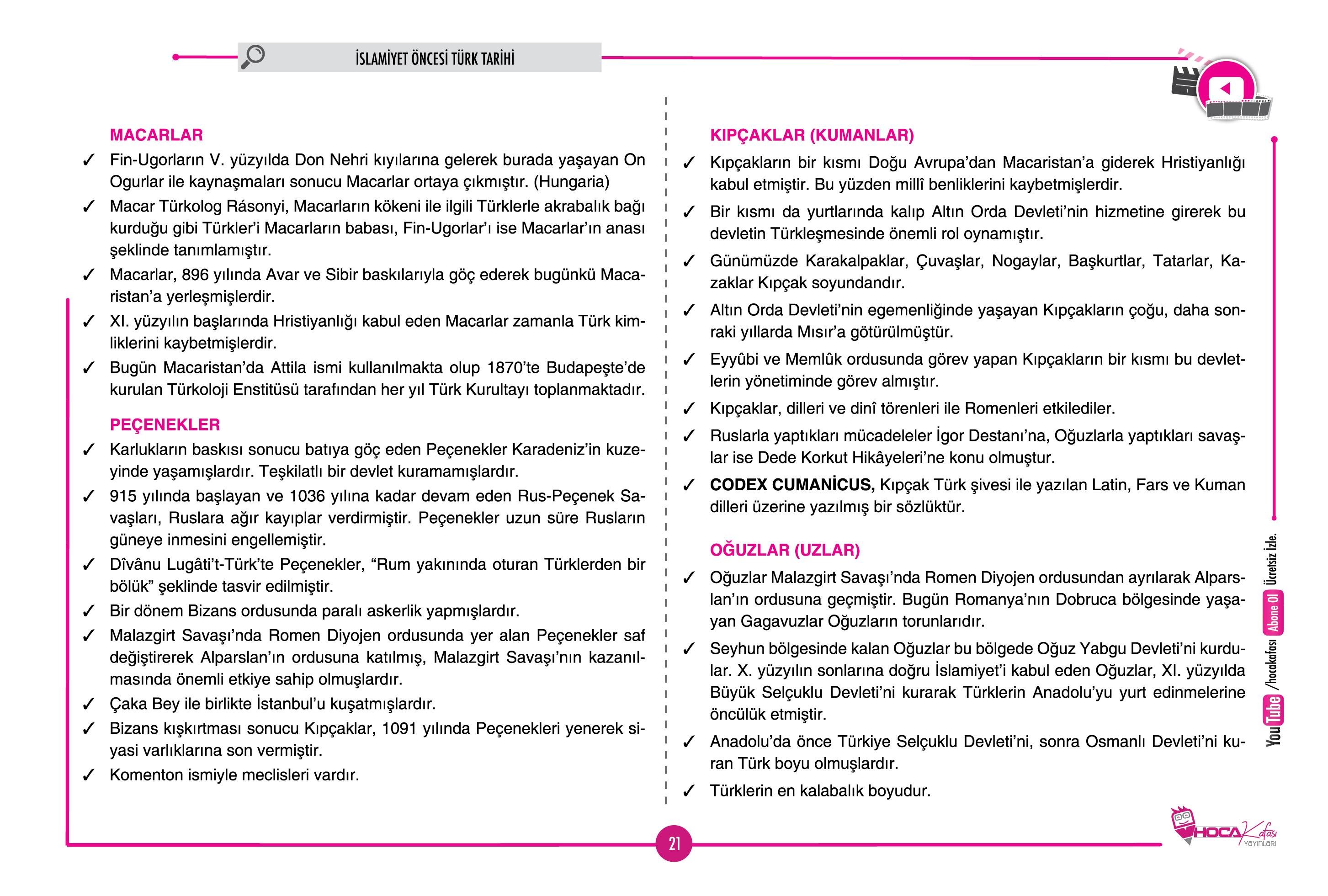 2026 KPSS Tarih Video Ders Notları