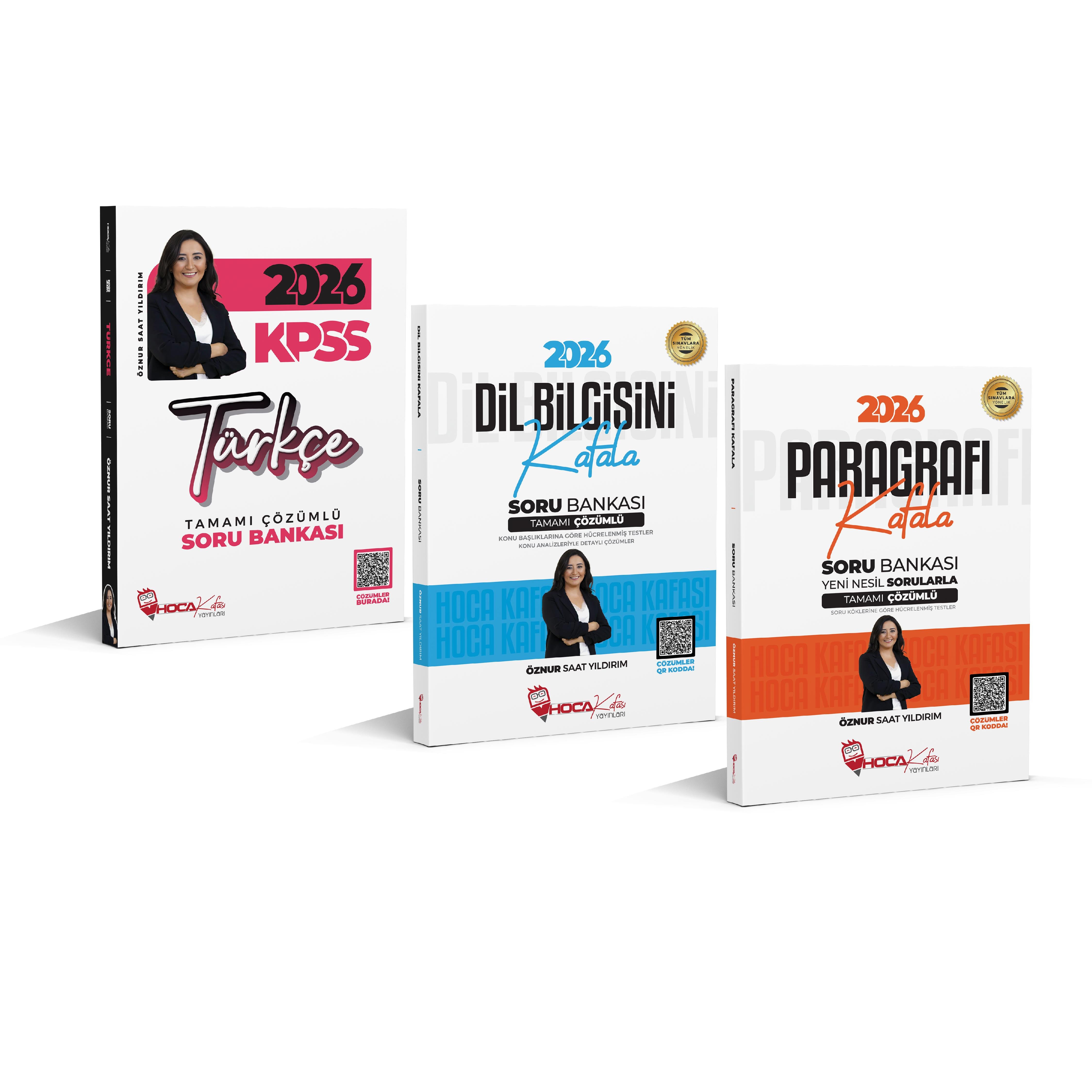 2026 KPSS Türkçe Soru Bankası- Dil Bilgisini Kafala- Paragrafı Kafala Soru Bankası 3 Lü Set