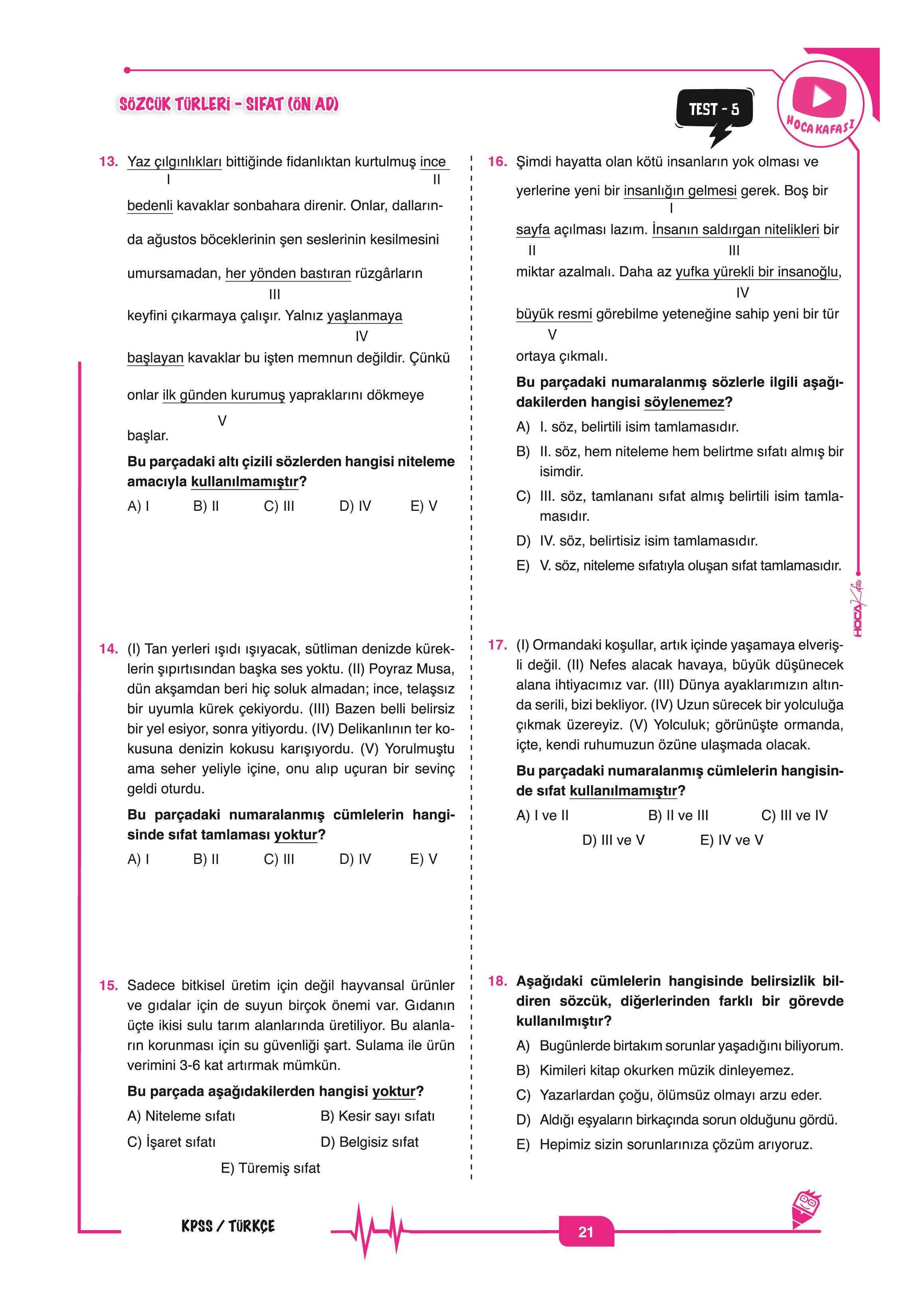 2026 KPSS Türkçe Soru Bankası- Notlar - Zemin hazırla Paragraf 2 Lİ Set