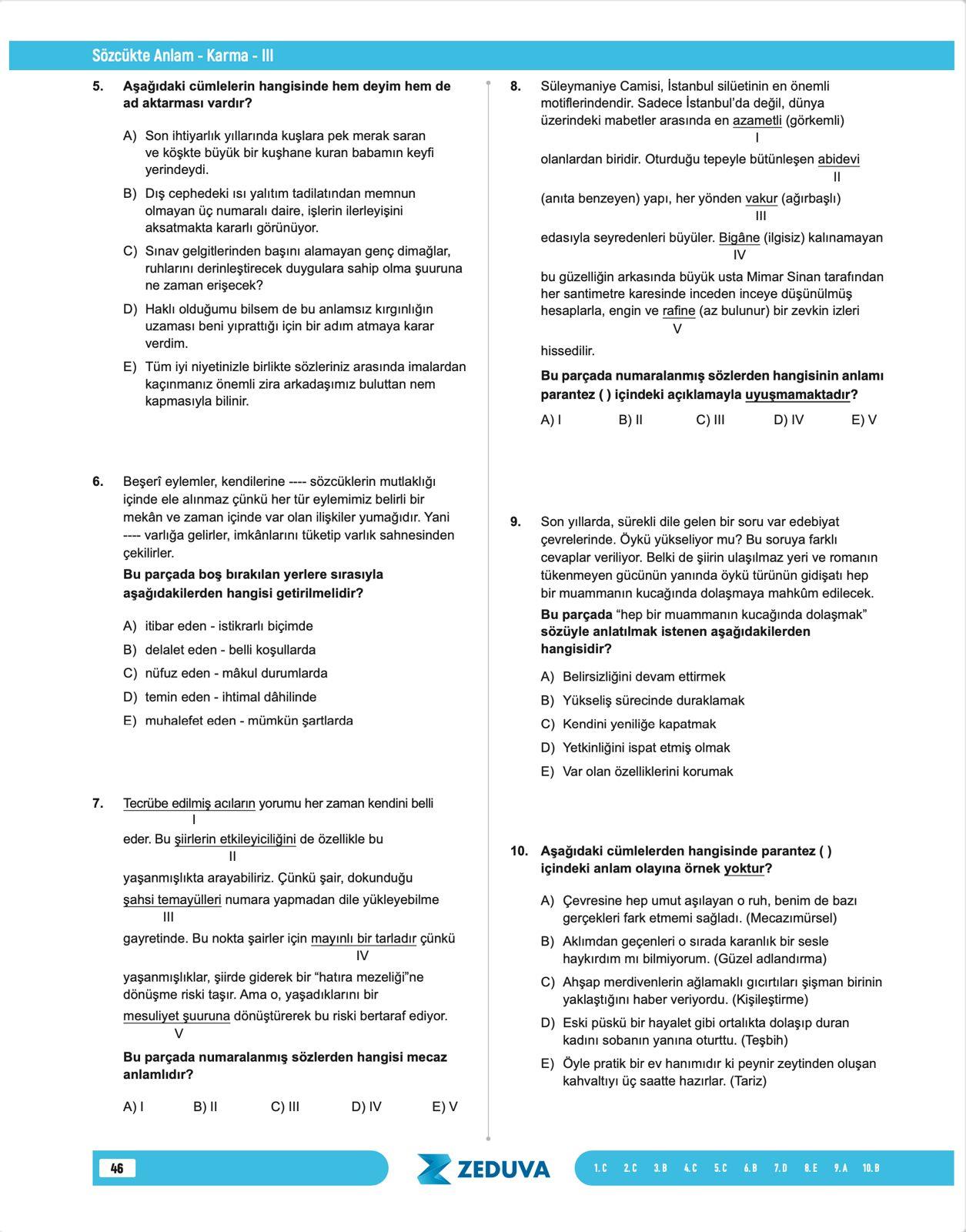 2026 KPSS Türkçe Soru Bankası-Türkçe Video Notlar - Zemin hazırla Paragraf 3 Lü Set