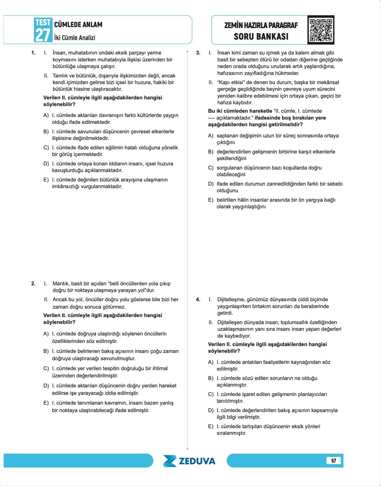 2026 KPSS-TYT Zemin Paragraf Soru Bankası-Paragrafı kafala Soru Bankası- 40 Günde Paragraf Soru Bankası- Soyut Paragraf Soru Bankası 4 Lü Set
