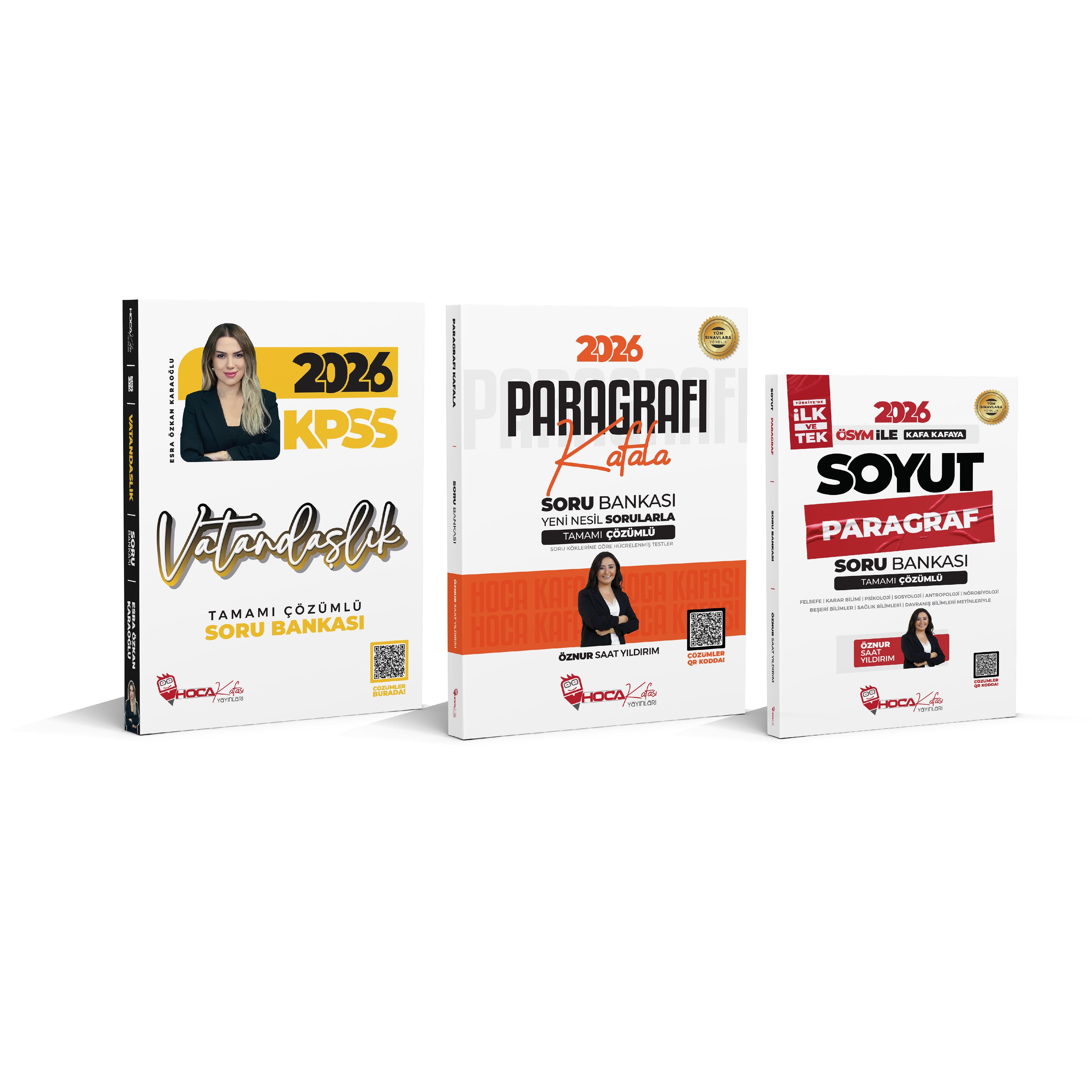 2026 KPSS Vatandaşlık Soru- Paragrafı Kafala- Soyut Paragraf Soru Bankası 3 Lü Set