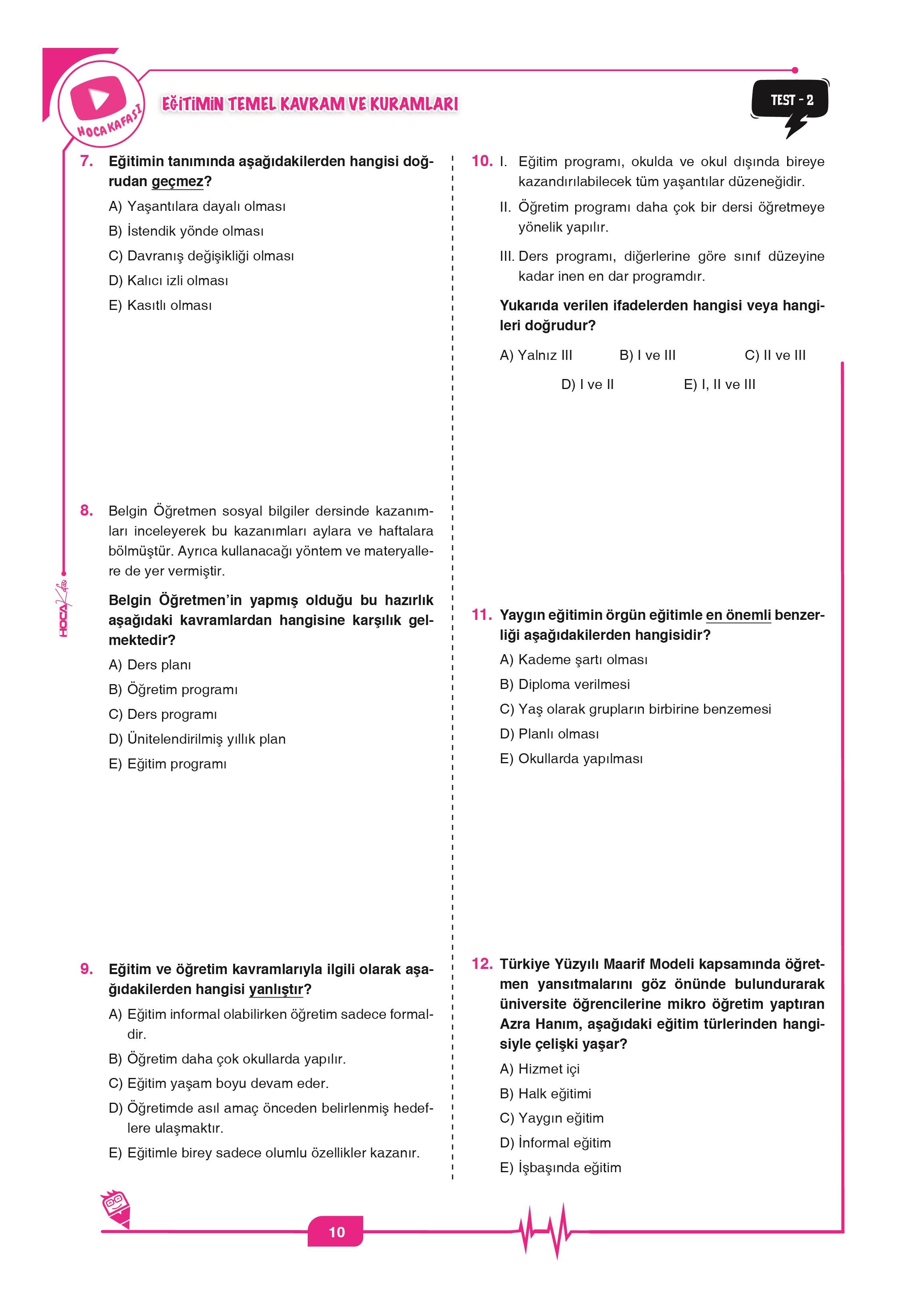 2026 MEB AGS Eğitimin Temelleri ve Türk Millî Eğitim Sistemi - Mevzuat Bilgisi Tamamı Çözümlü Soru Bankası