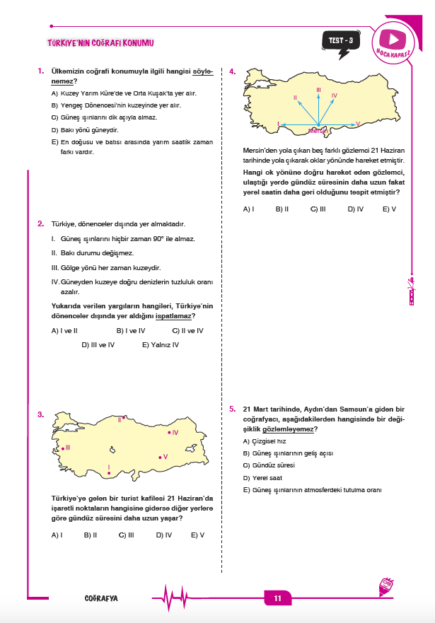 2026 MEB-AGS Sözel Yetenek-Sayısal Yetenek- Mevzuat-Tarih-Coğrafya- Eğitimin Temelleri (Ömer Ekici) Soru Bankası 6 Lı Set