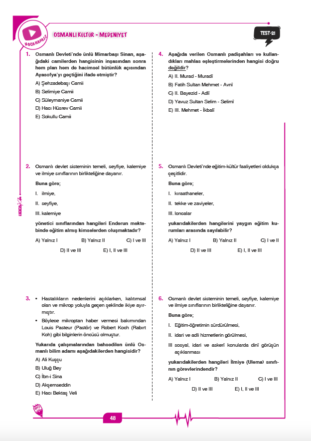 2026 MEB – AGS Tarih Soru Bankası