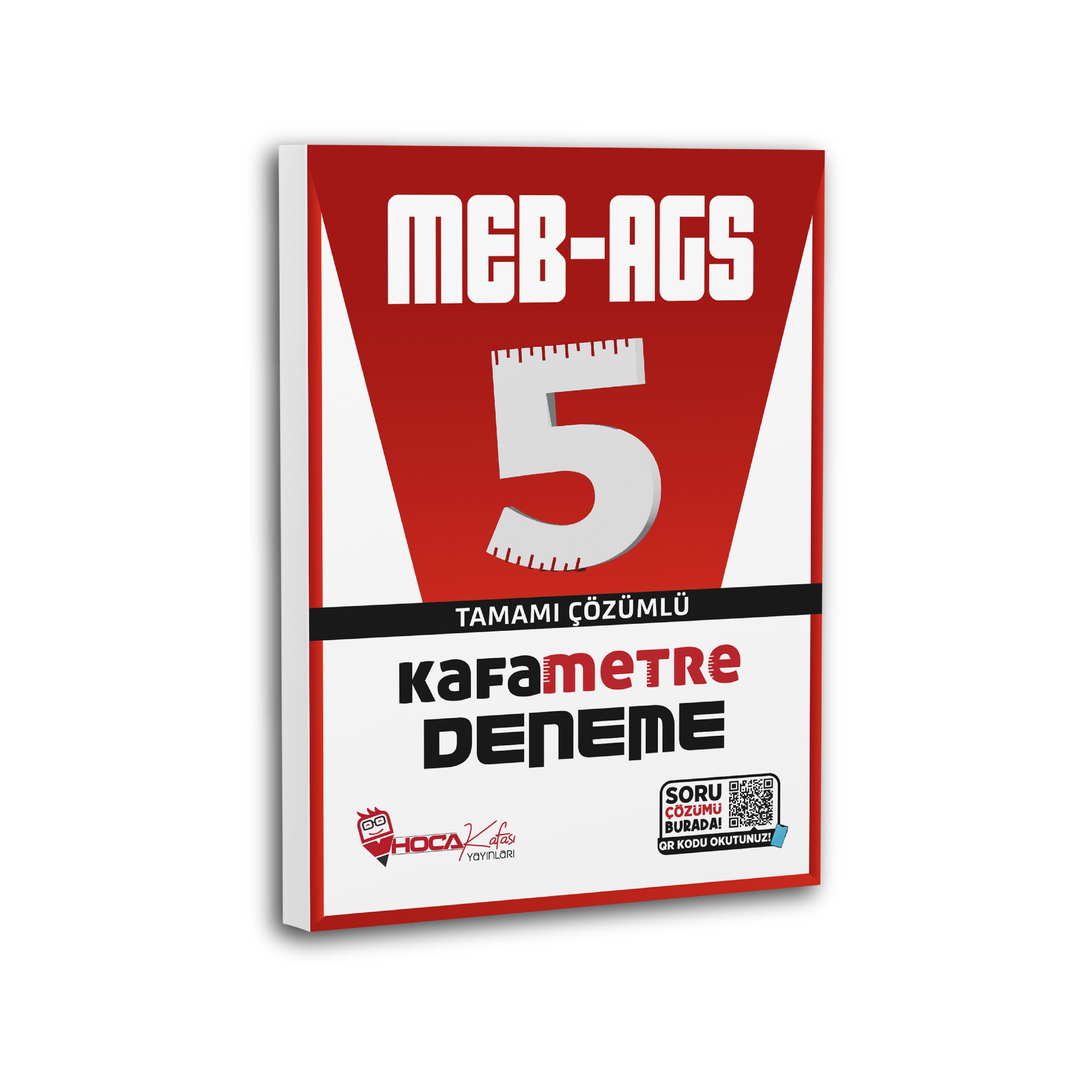 Hoca Kafası Yayınları  2025 MEB-AGS Tamamı Çözümlü Kafametre 5 Li Deneme