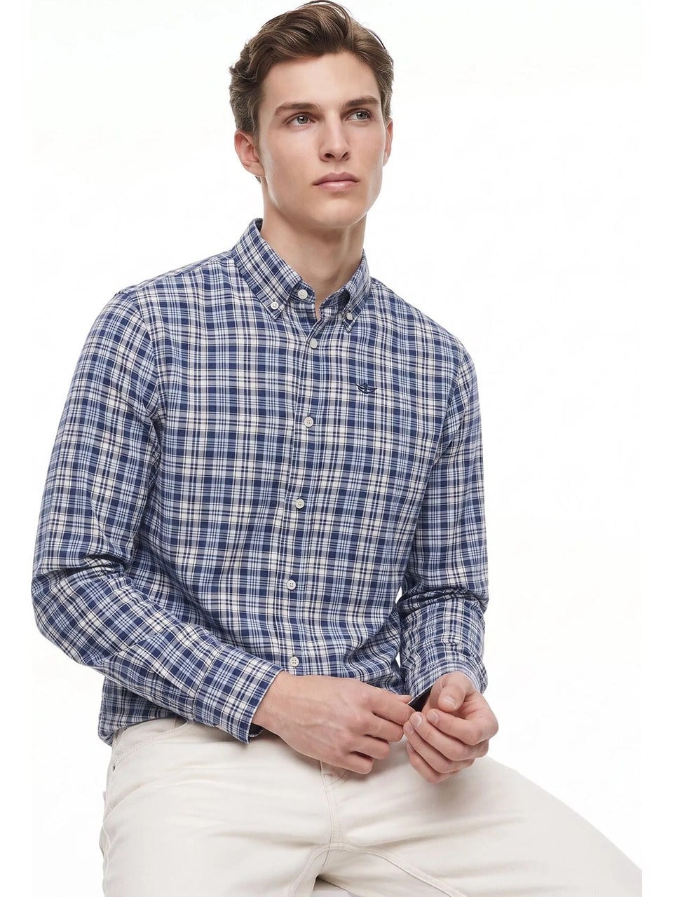 Dockers Ekose Gömlek Navy