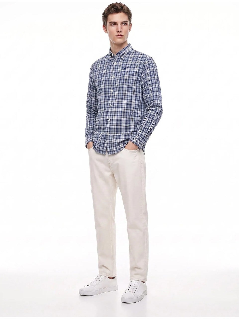 Dockers Ekose Gömlek Navy