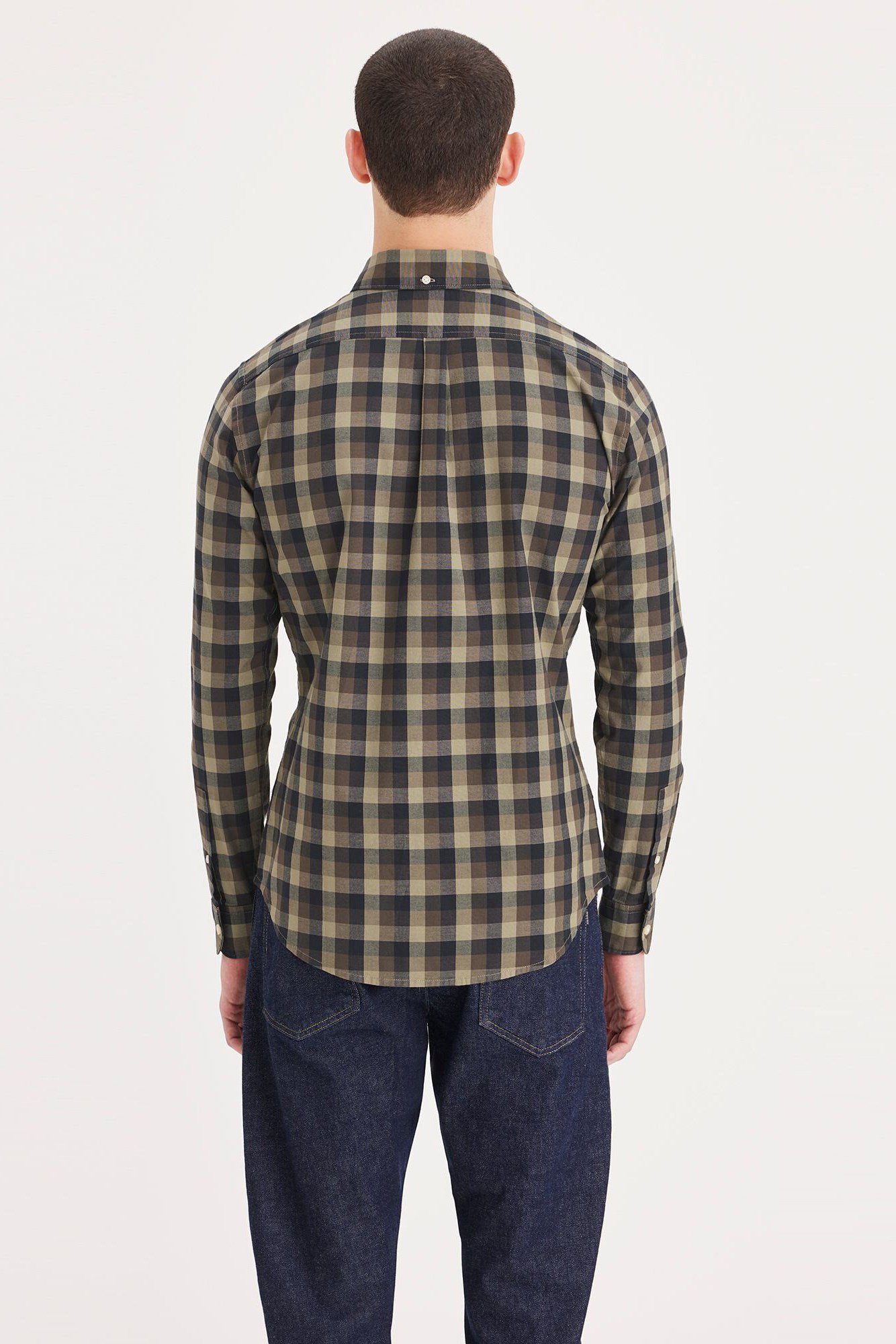 Oxford Slim Fit Gömlek Beige
