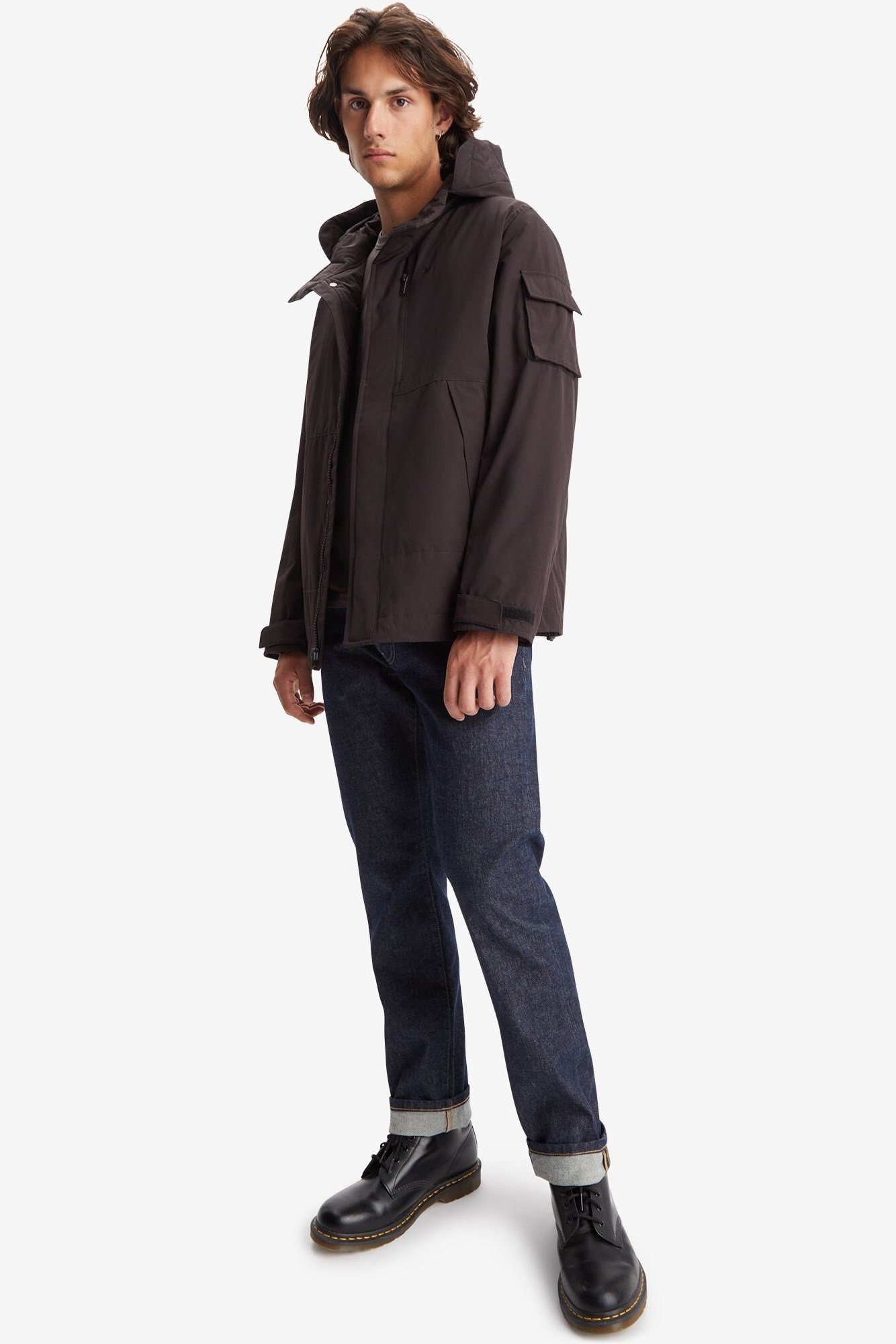 Rain Hoodie Black