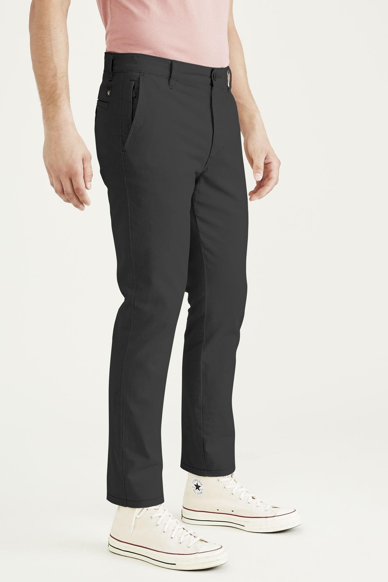Smart 360 Flex Koyu Gri Ultimate Skinny Fit Chino Pantolon GREY