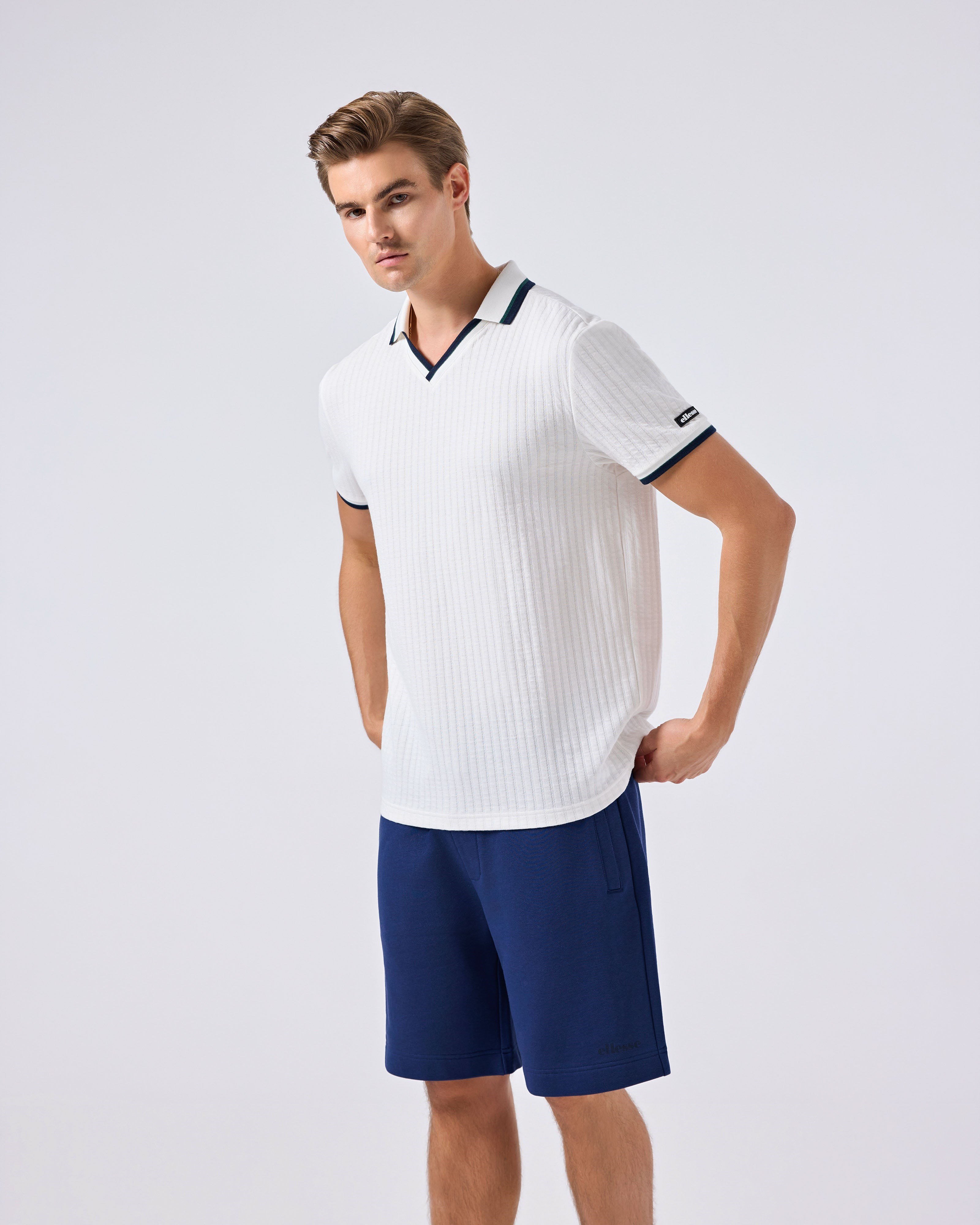 Ellesse Erkek Polo Tişört EM491-OF Off White