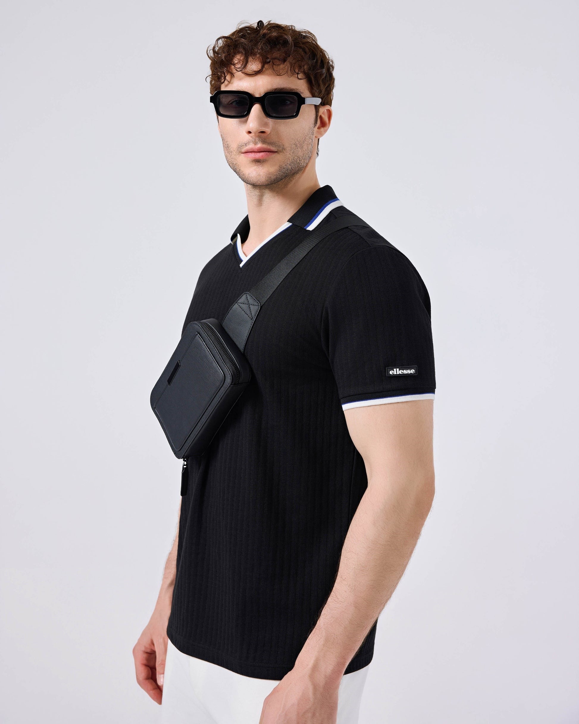 Ellesse Erkek Polo Tişört EM491-BK Black