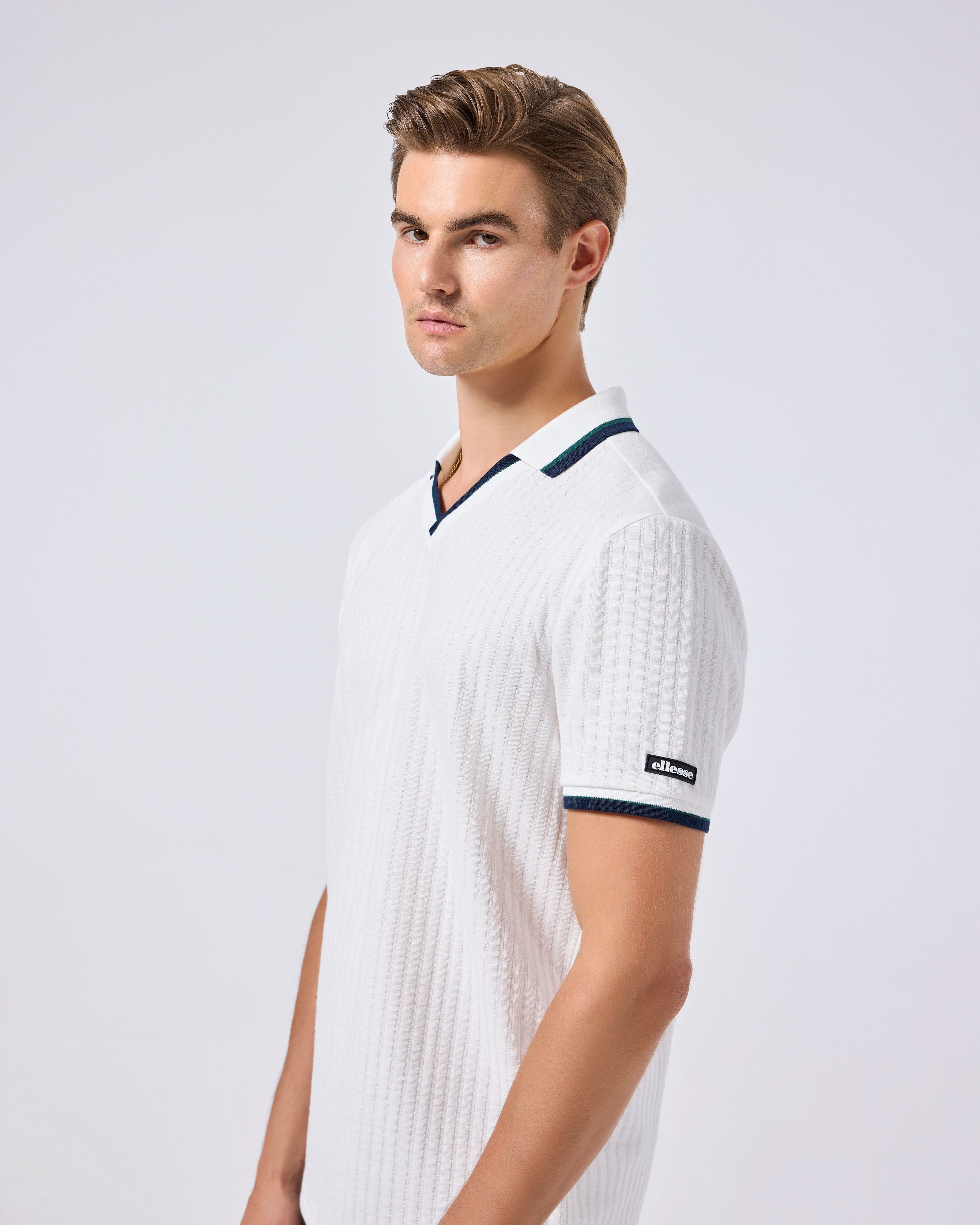 Ellesse Erkek Polo Tişört EM491-OF Off White